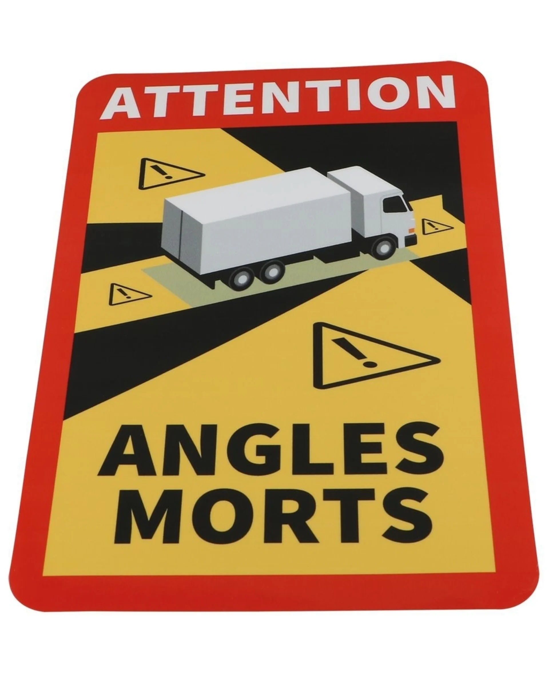 Film autocollant "angle mort" pour les camions