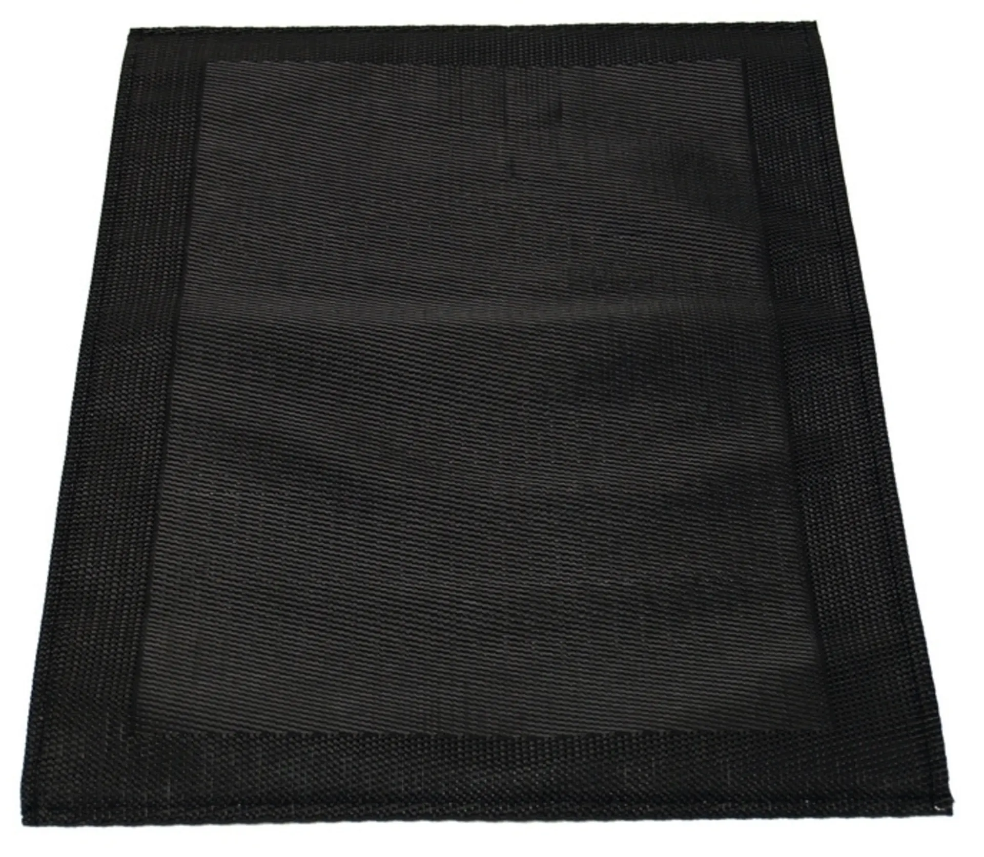 PVC-Tischset 30 x 45 cm - Platzdeckchen im 2er Set - Schwarz