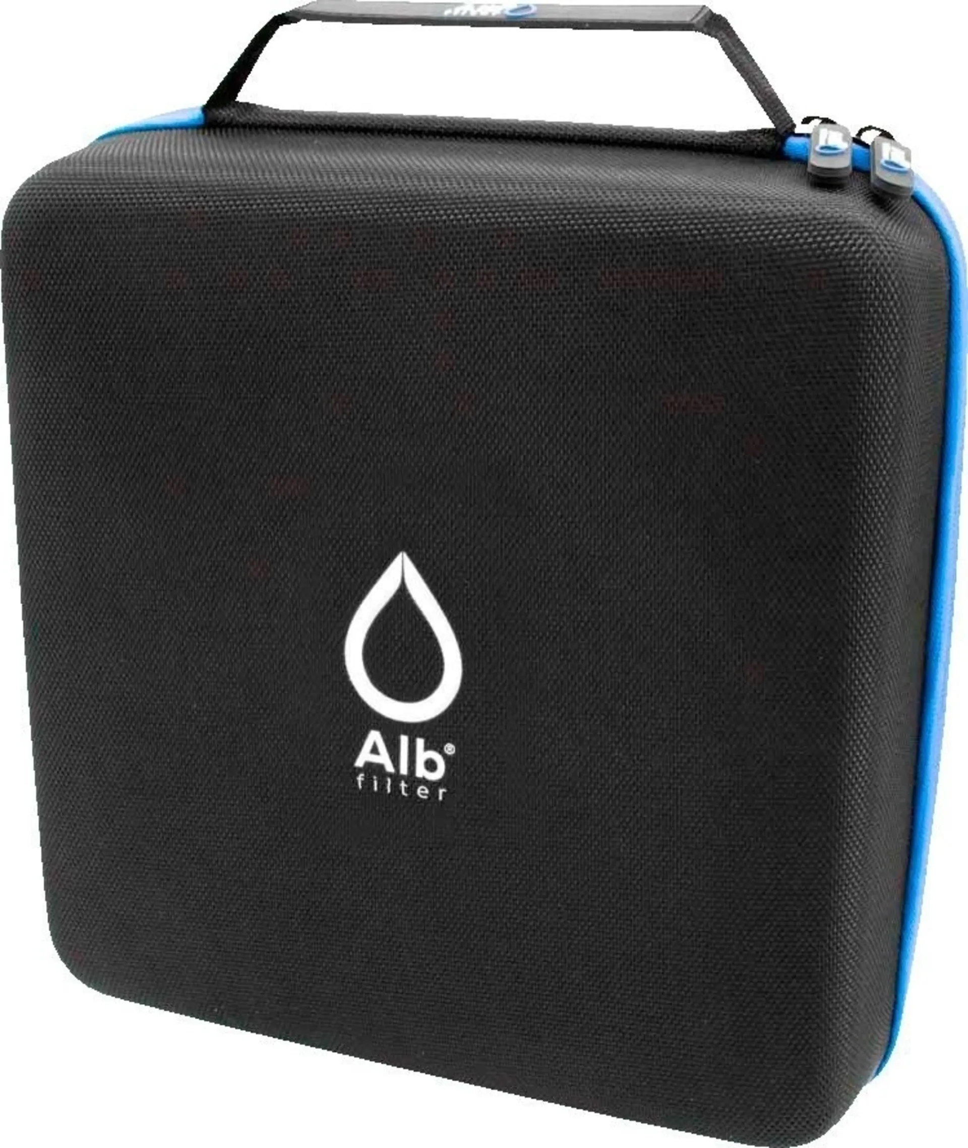 Alb Filter FUSION Active+Nano Trinkwasserfilter - Camping-Set: Mobil mit Koffer - Blau