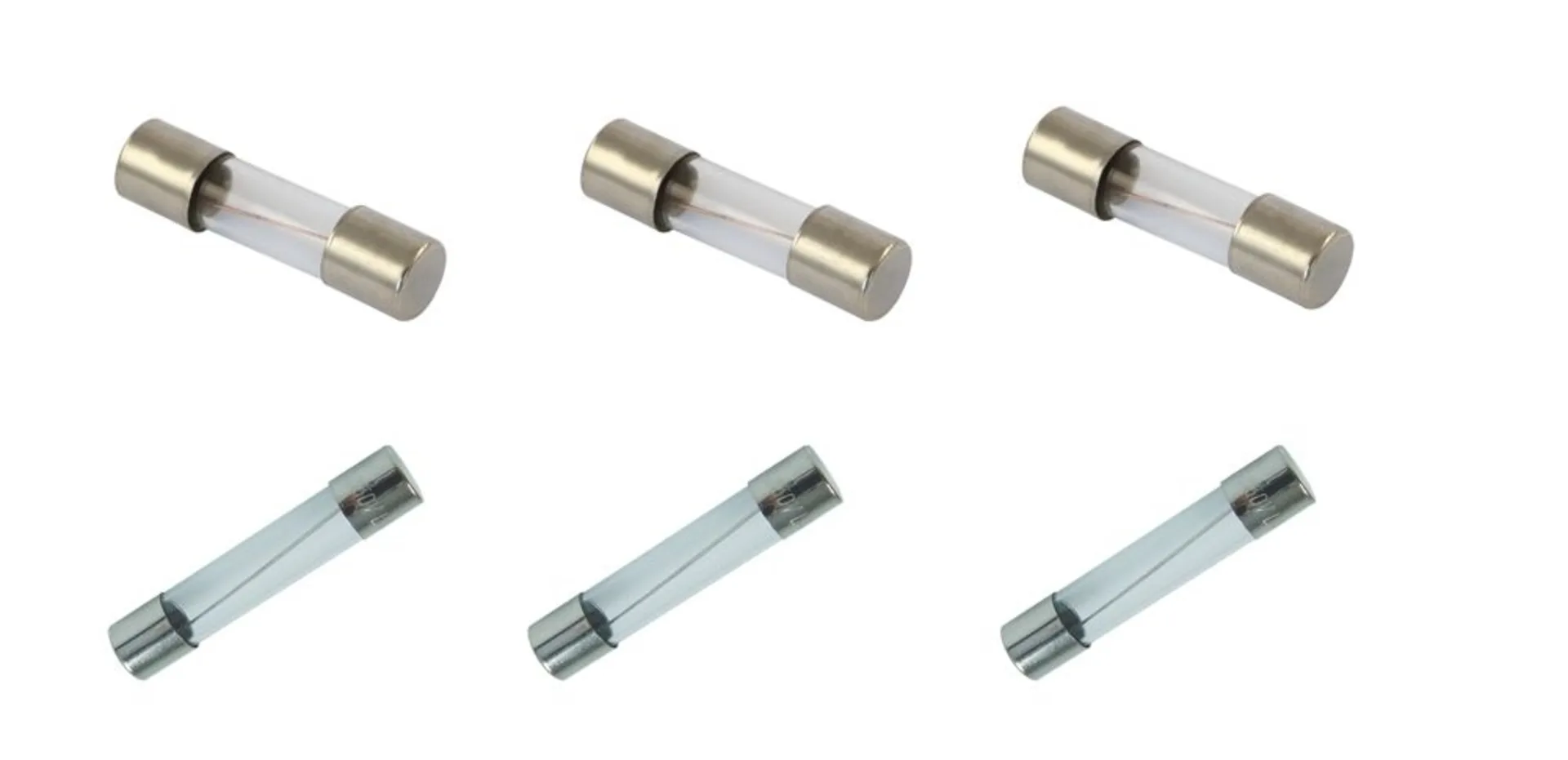 Glassicherungs-Sortiment 20x5 + 32x6.3mm 230 Sicherungen von 1 bis 40 A. assort.
