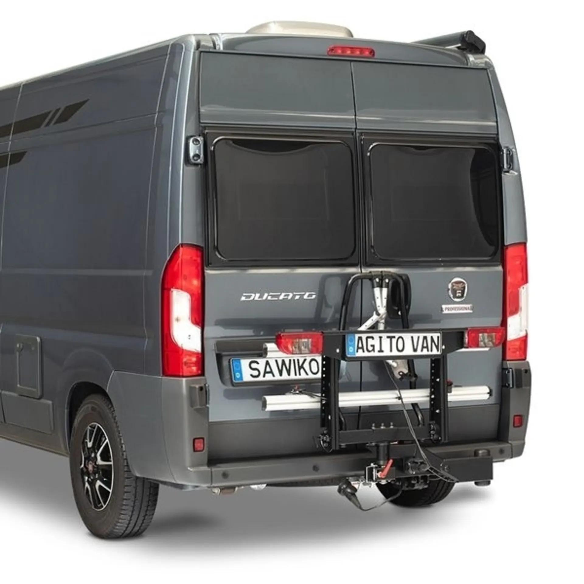 Sawiko AGITO VAN Heckträgersystem mit schwenkbarem Fahrradträger (max, 60kg)