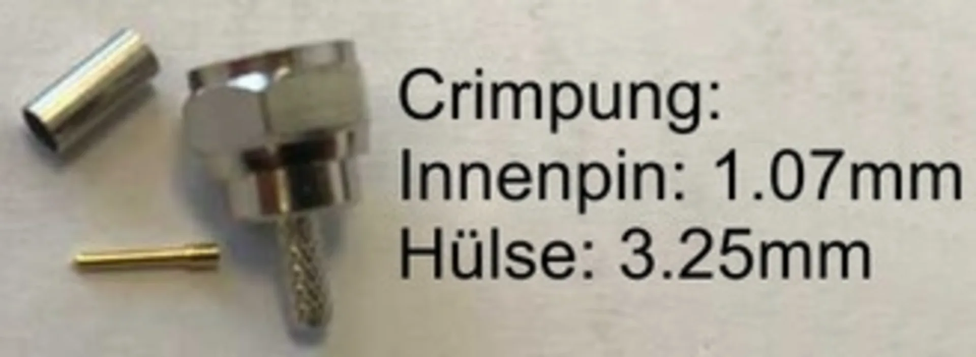 F-Stecker JY4013 für RG179 (Teflon) (ersetzt 3.760.0006)