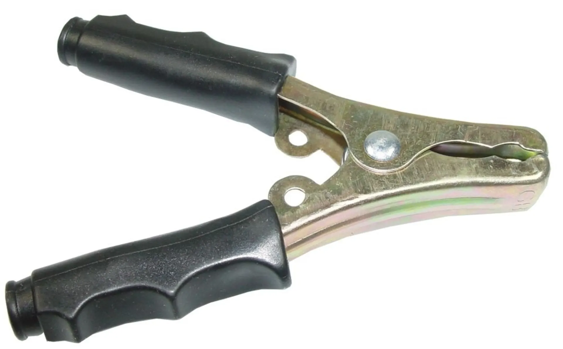 Ladeklammer isoliert schwarz 60 Amp. -