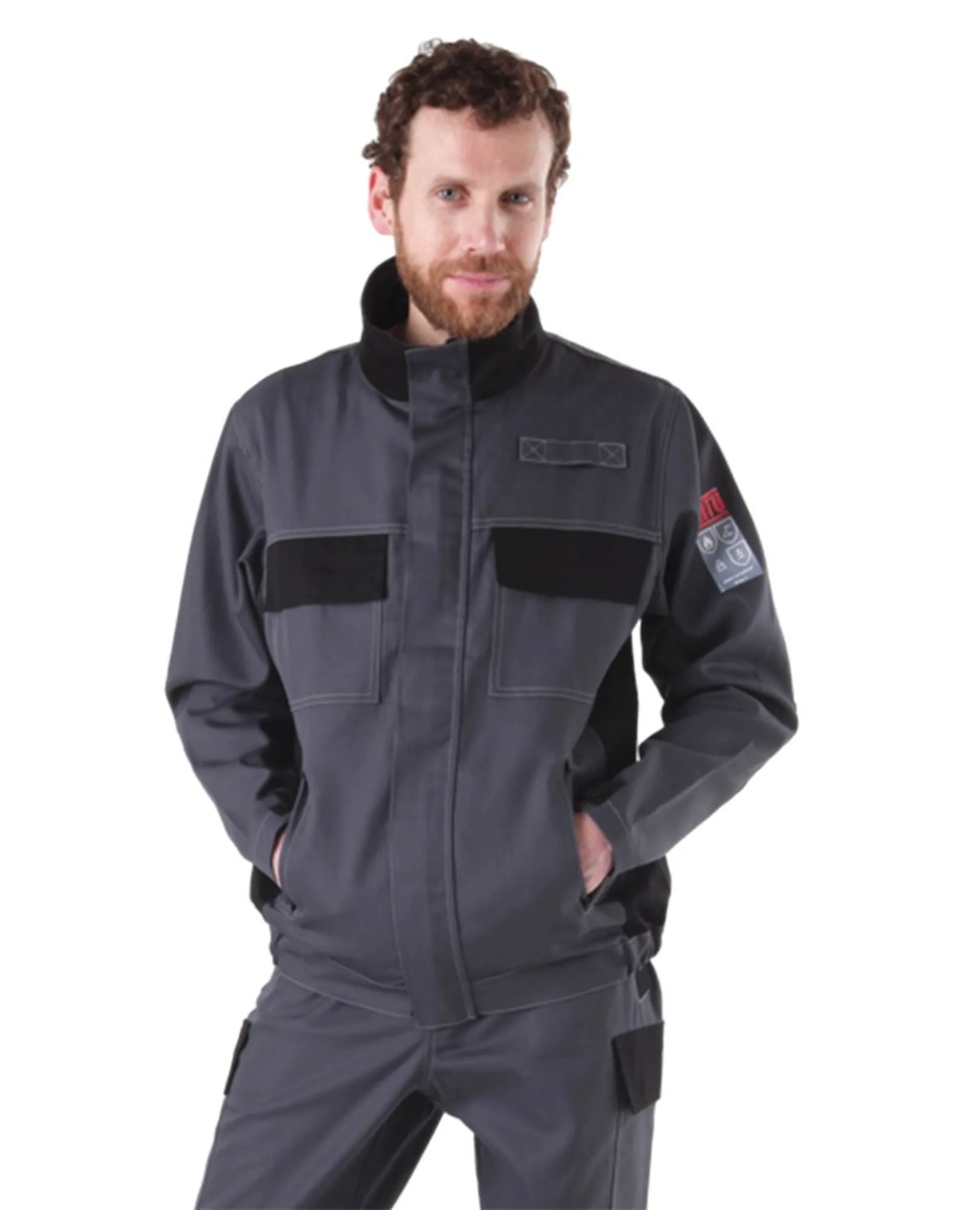 Jacke M (leicht) Multirisk mit Lichtbogenschutz für Arbeiten an Hybrid- und Elektrofahrzeugen Jacke M (leicht) Multirisk mit Lichtbogenschutz für Arbeiten an Hybrid- und Elektrofahrzeugen