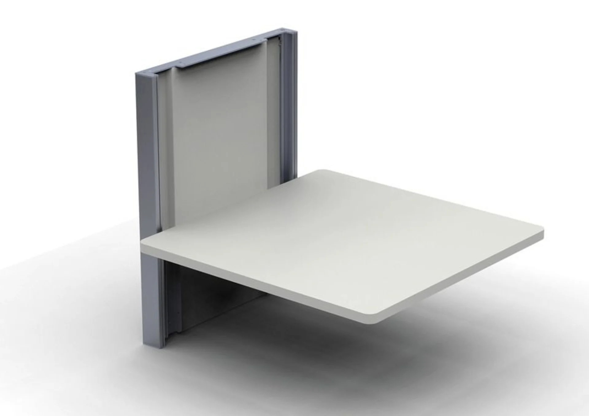 Höhenverstellbares Van Wand-Klapptischgestell, 600x460 mm