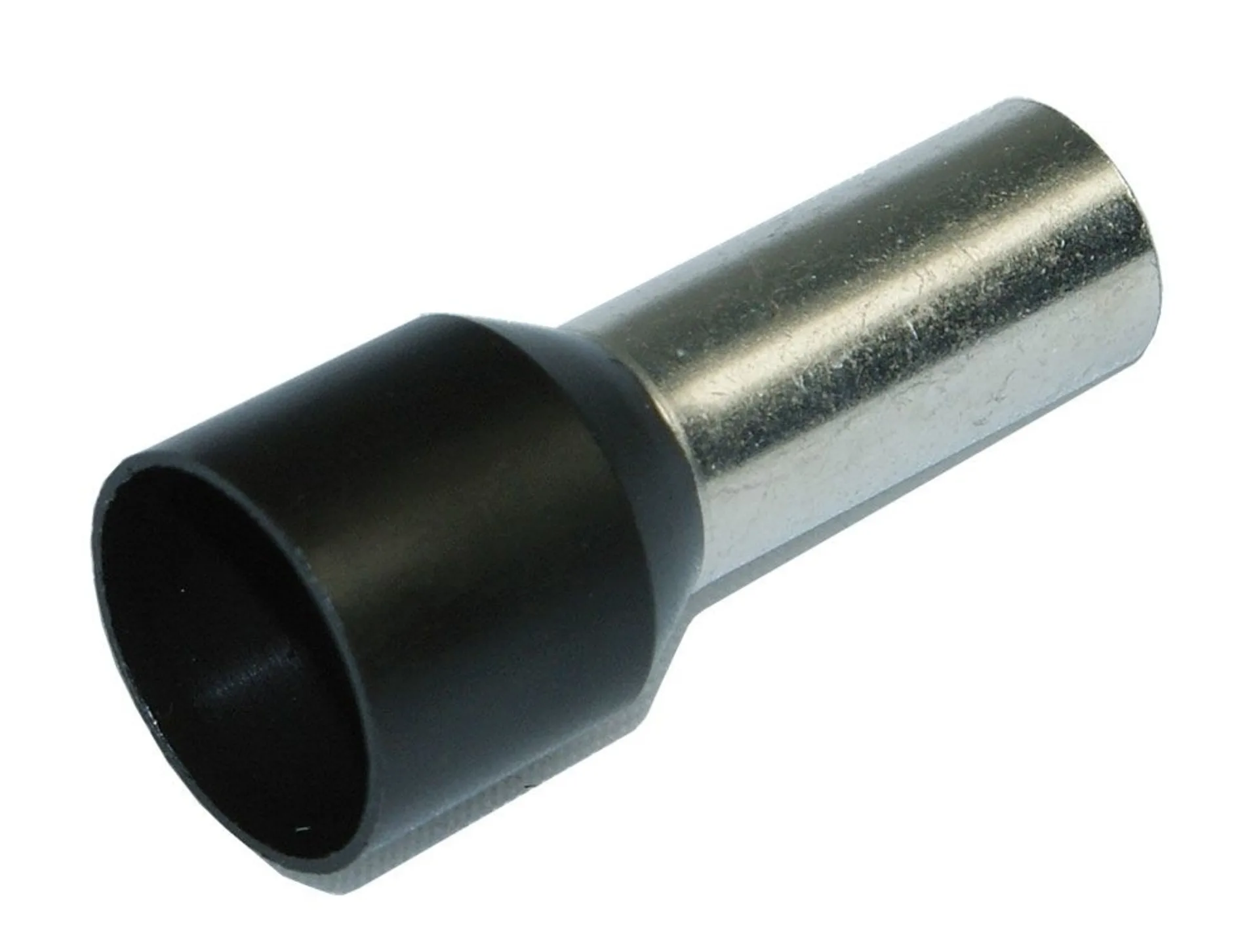 Ader Endhülsen isoliert 25 mm2 schwarz DIN 46228 Kupfer verzinnt