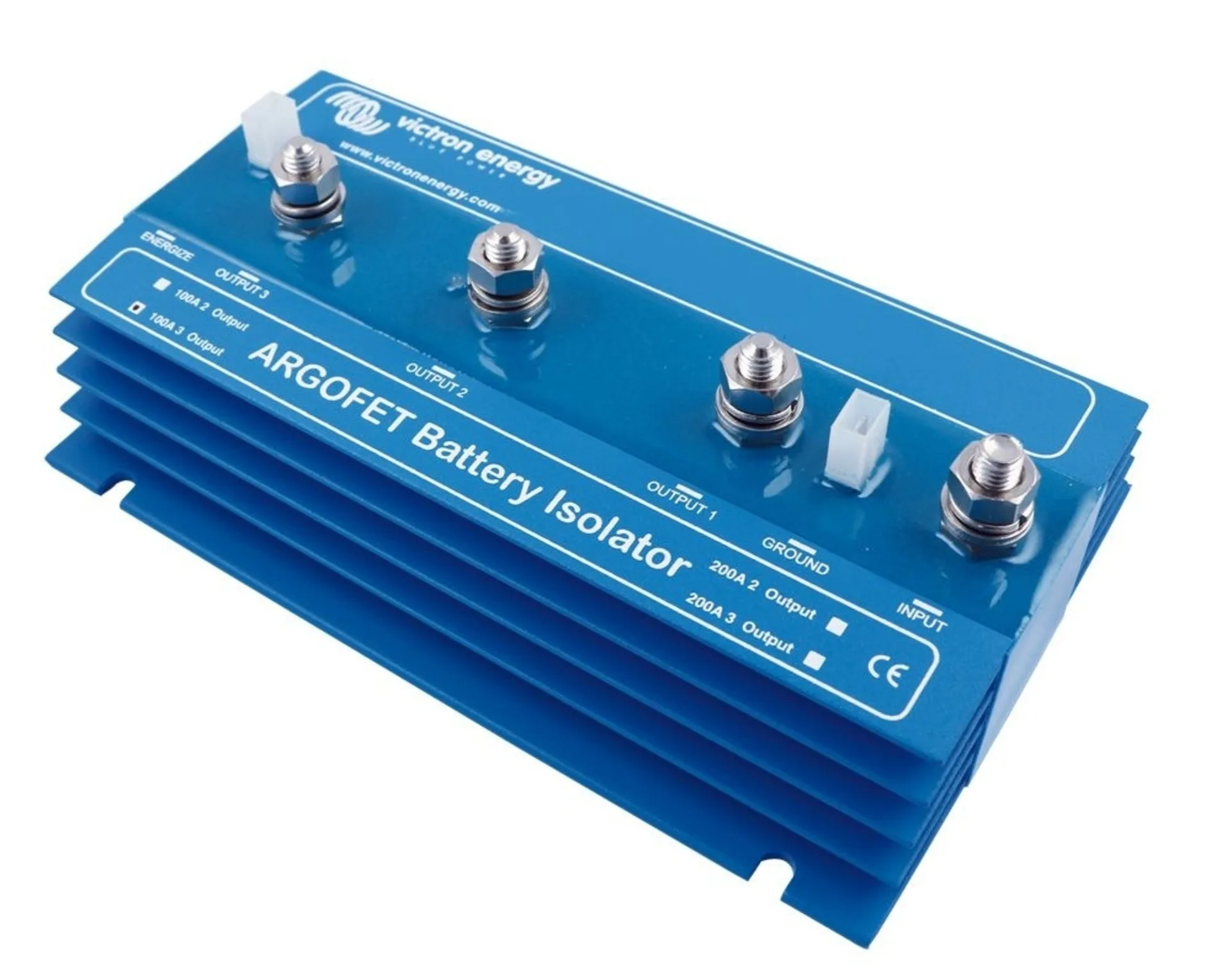 Victron - Batterietrenndiode Argofet 100 A 12/24 V 115 x 120 x 60 mm, bis zu 3 Batterien Victron - Batterietrenndiode Argofet 100 A 12/24 V 115 x 120 x 60 mm, bis zu 3 Batterien