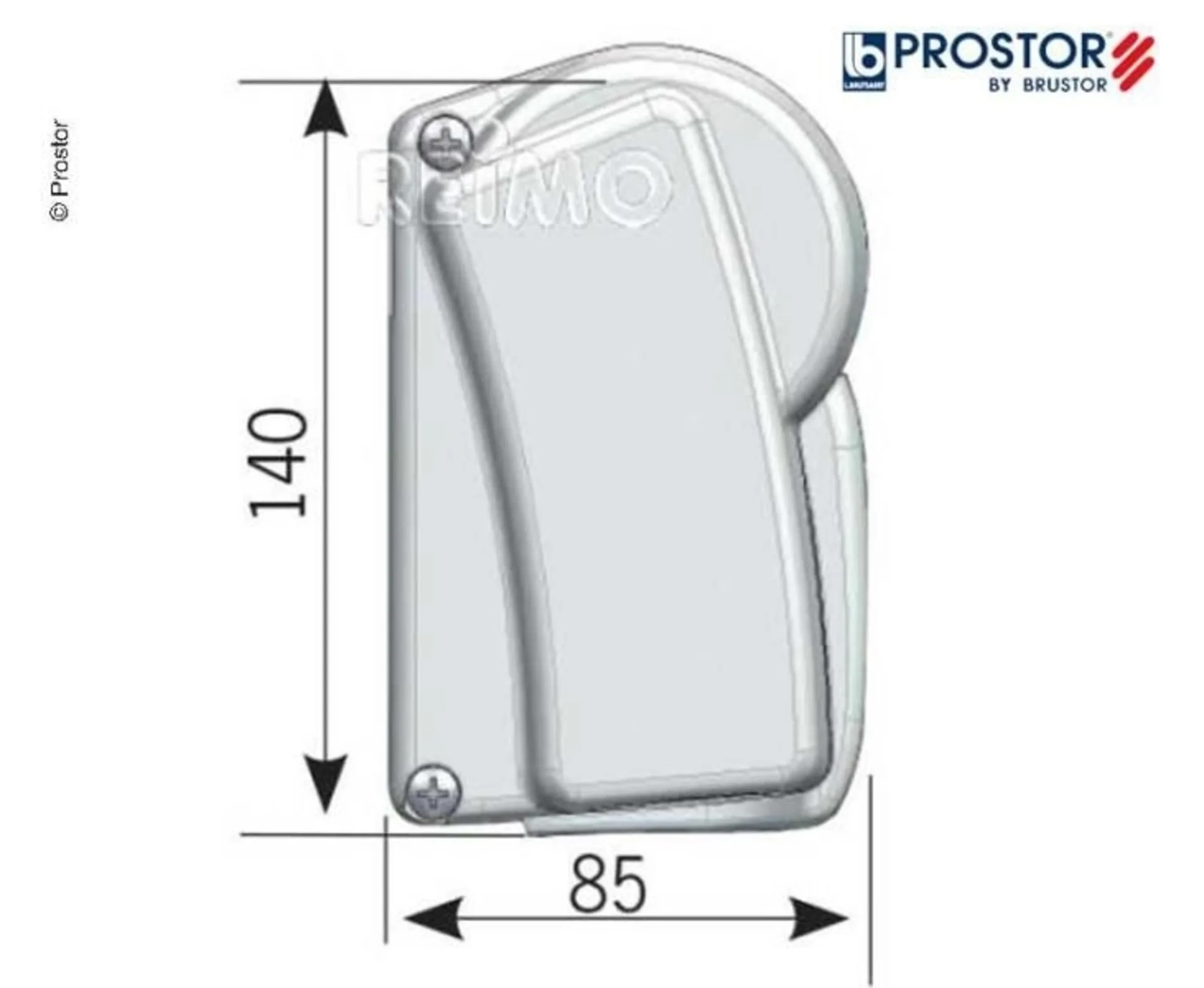 Dometic Perfectwall 1500 - Wandmarkise in Grau