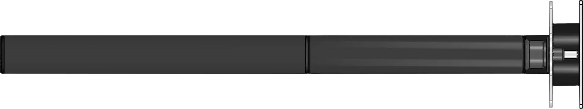 Ilse Ausdrehfuß für Tischplatte 3-tlg. 756 mm anthrazit