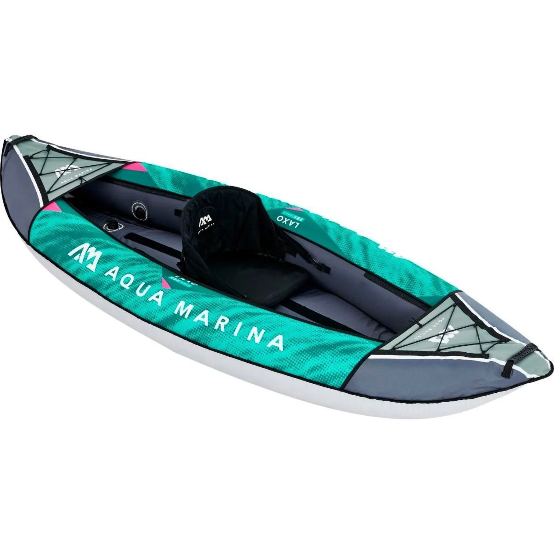 Kit de kayak de loisir Aqua Marina Laxo, 7 pièces, vert/gris, pour 1 personne Kit de kayak de loisir Aqua Marina Laxo, 7 pièces, vert/gris, pour 1 personne