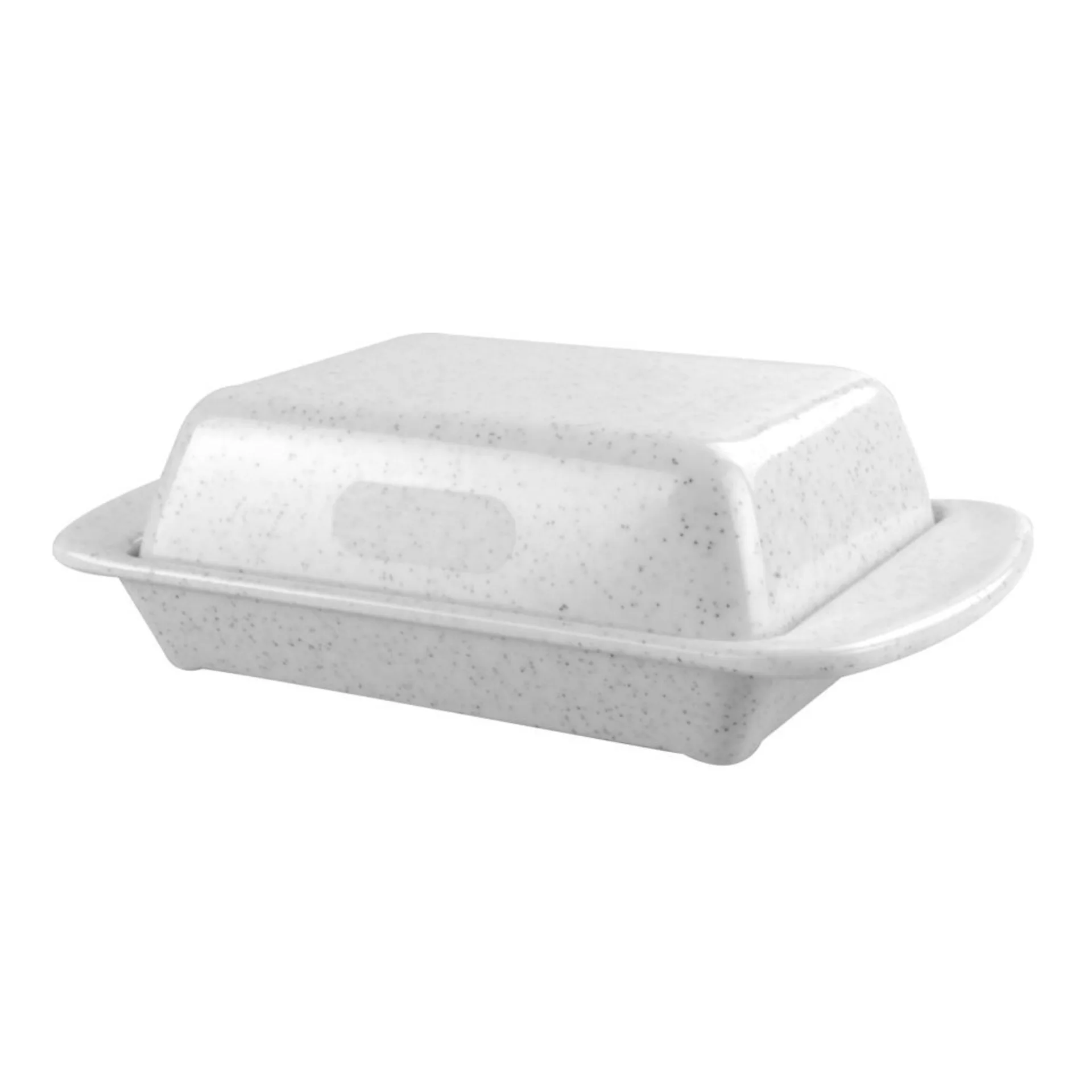 Geschirrserie Granit uni Butterdose Geschirrserie Granit uni Butterdose