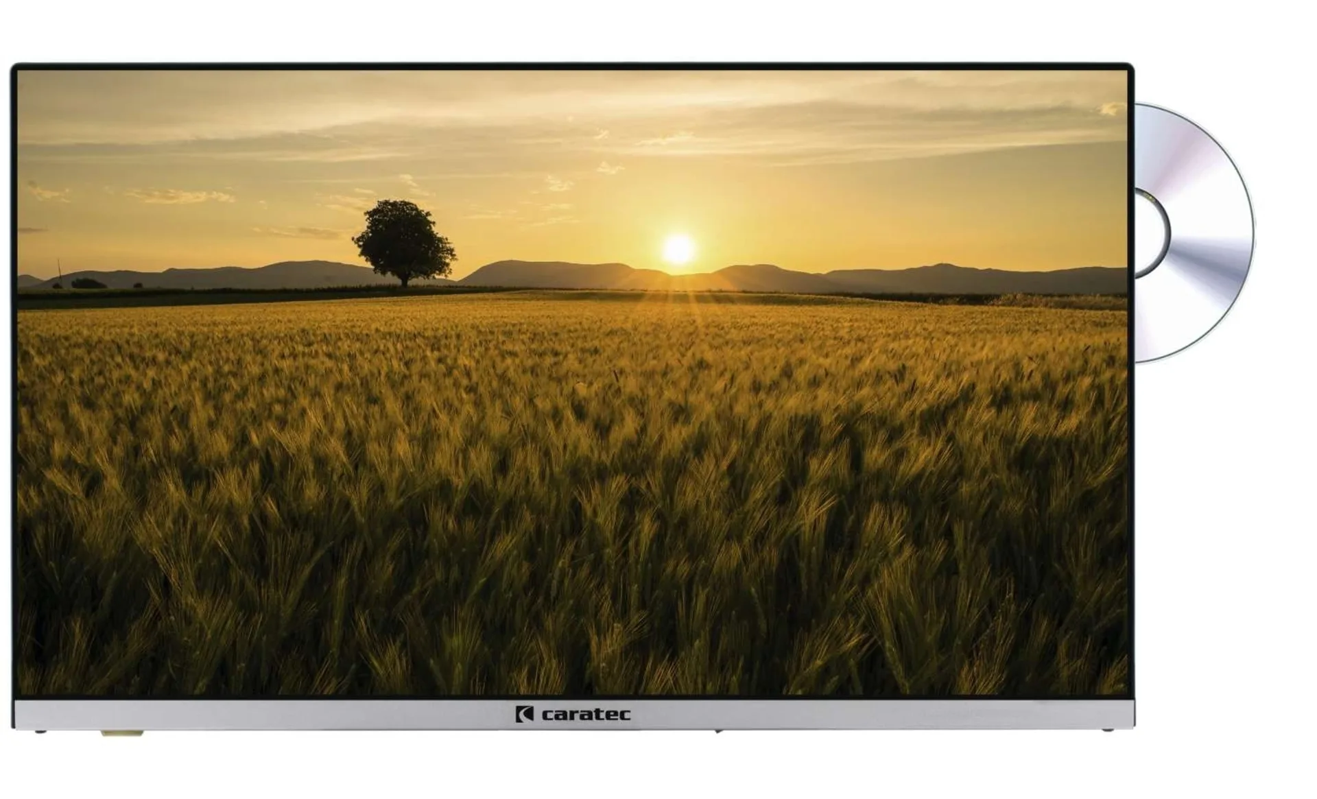Caratec Vision CAV240X-DB 24" Weitwinkel TV mit DVB-T2 HD, DVB-S2 und DVD-Player & Bluetooth