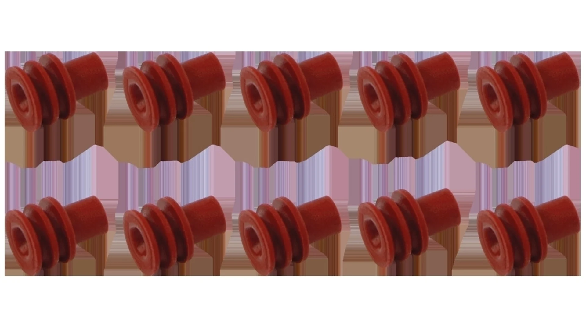 Einzeladerdichtung zu Metri-Pack 150, rot A=3.2mm, B=7.2mm, C=5.5mm, 2.0-2.5mm2
