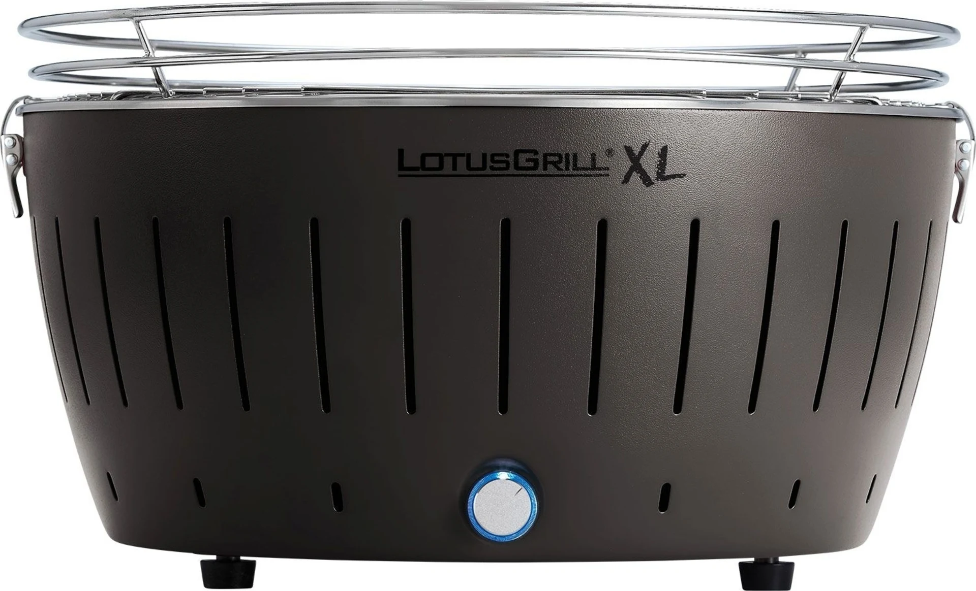 LotusGrill XL barbecue au charbon de bois avec sac de transport gris anthracite
