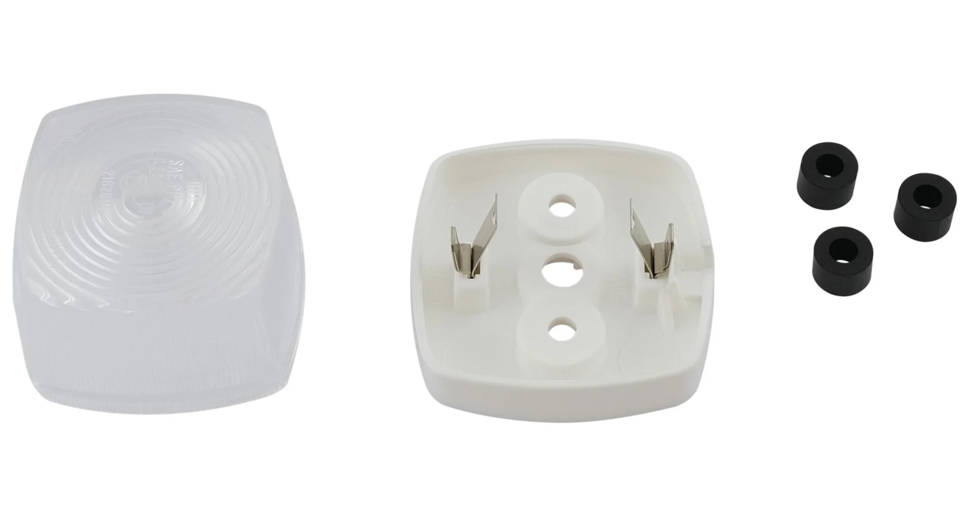 Hella - Positionsleuchte weiss 62x62mm ** Sockel weiss **