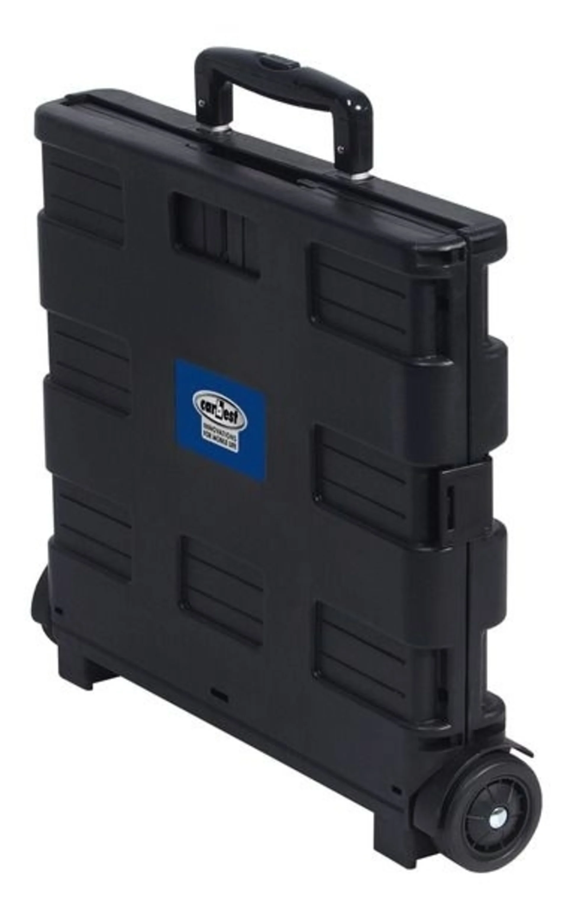 Transportwagen mit Faltbox und ausziehbarem Griff, Tragkraft 35kg