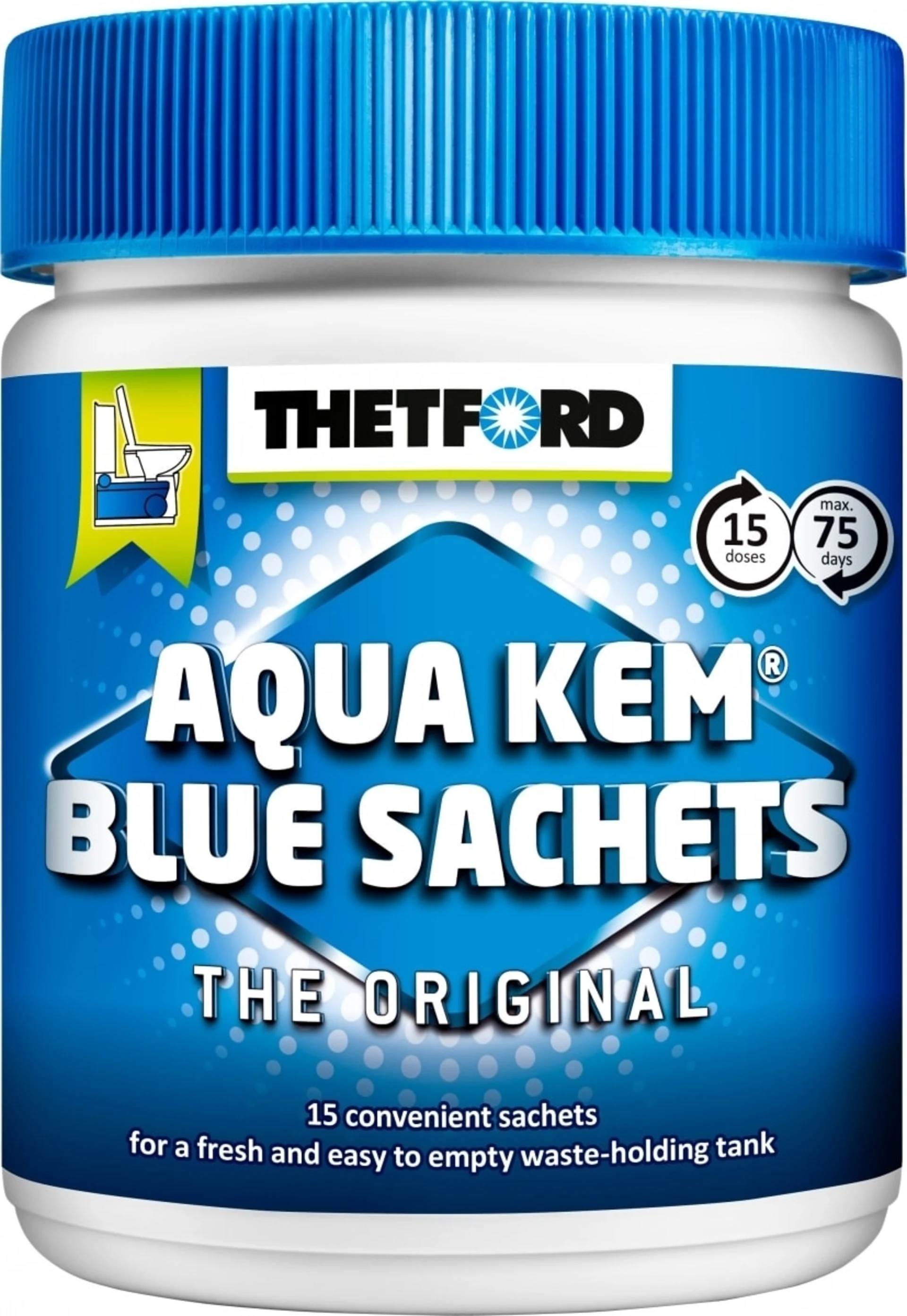 Thetford Aqua Kem Blue Sachets Sanitärzusatz 15 Tabs