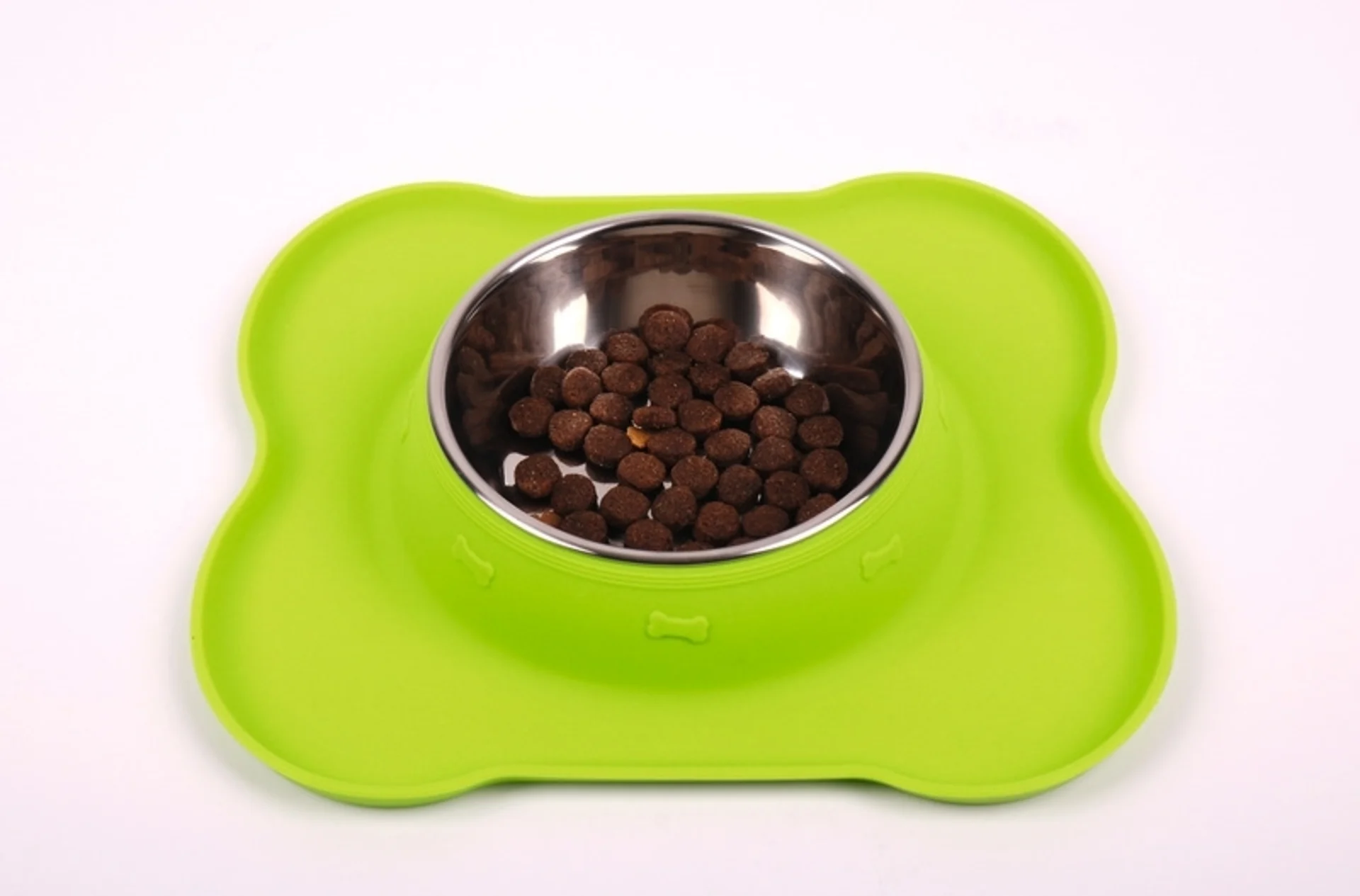 Gamelle pour chien en acier inoxydable FRIDA avec base en silicone