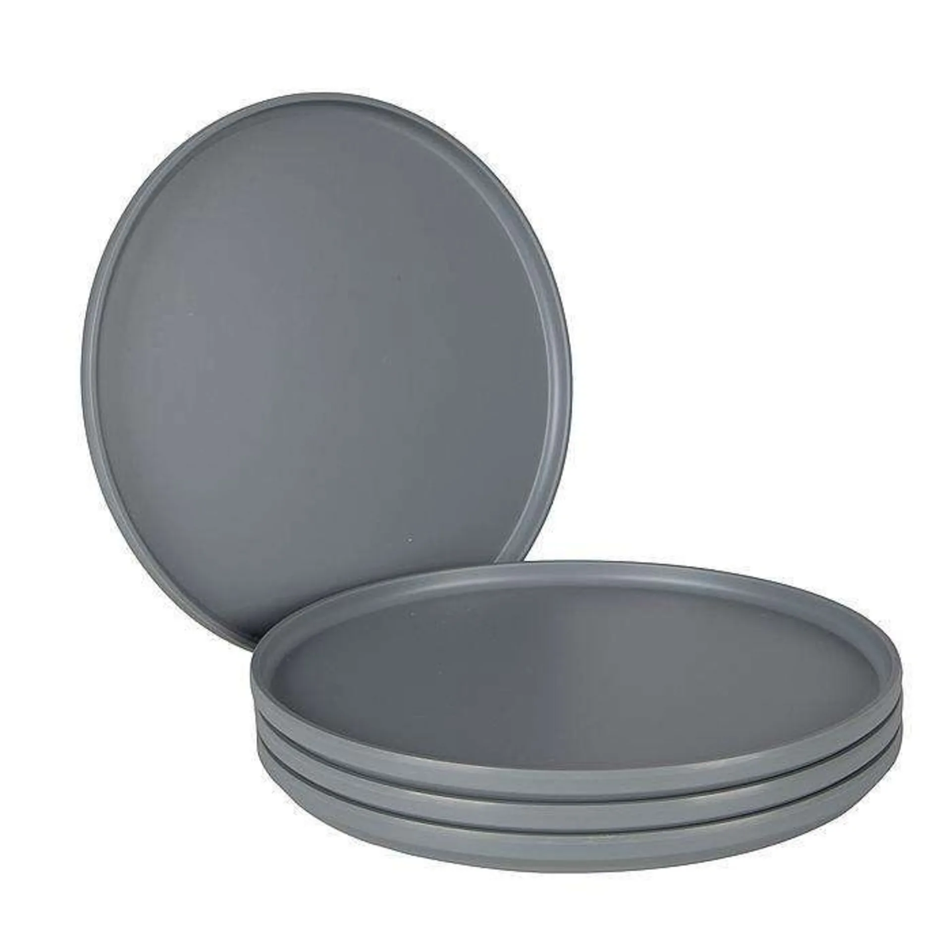 Bo-Camp Patom set de vaisselle en mélamine 16 pcs. gris