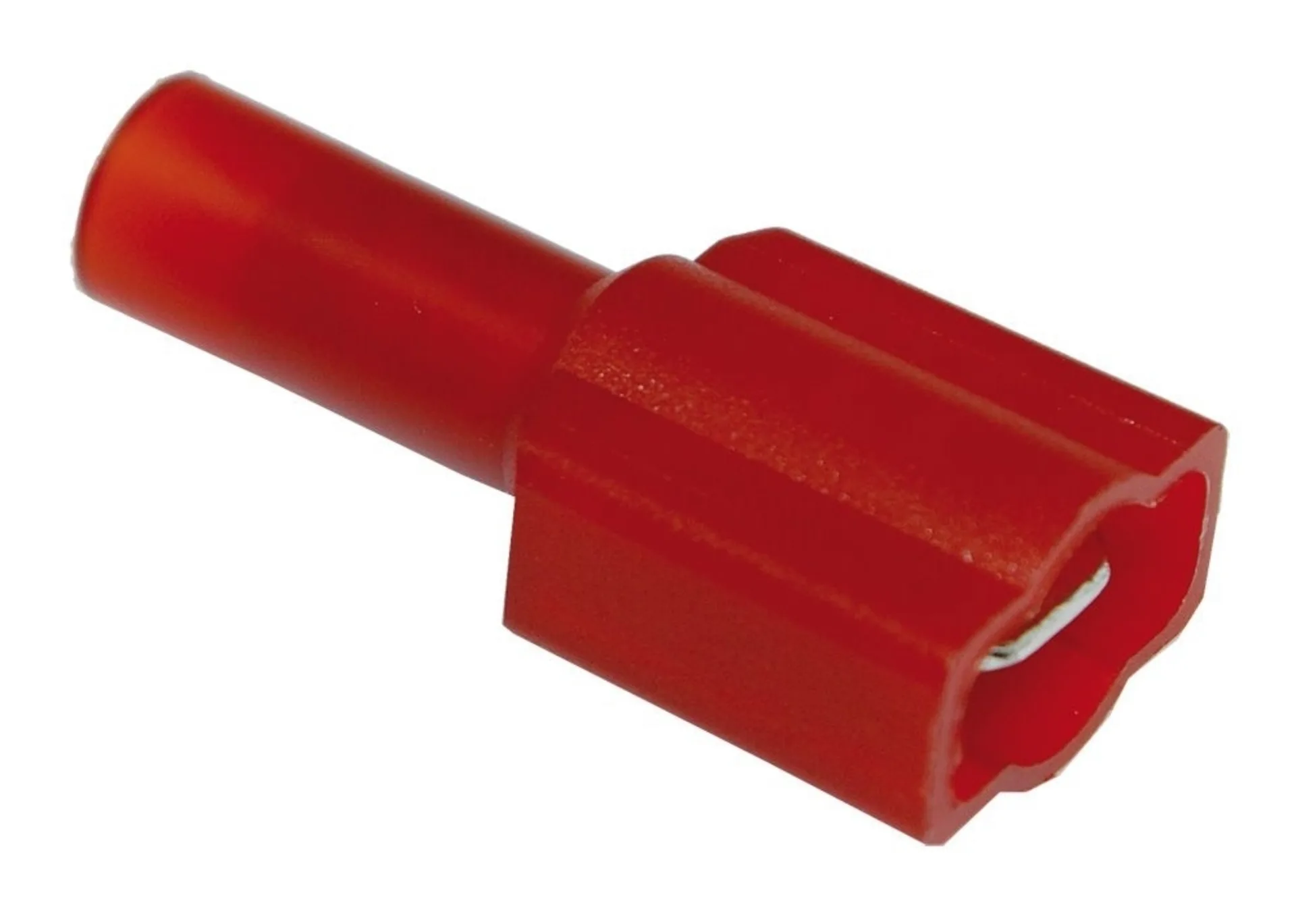 Flachsteckzungen vollisoliert 6.3mm rot