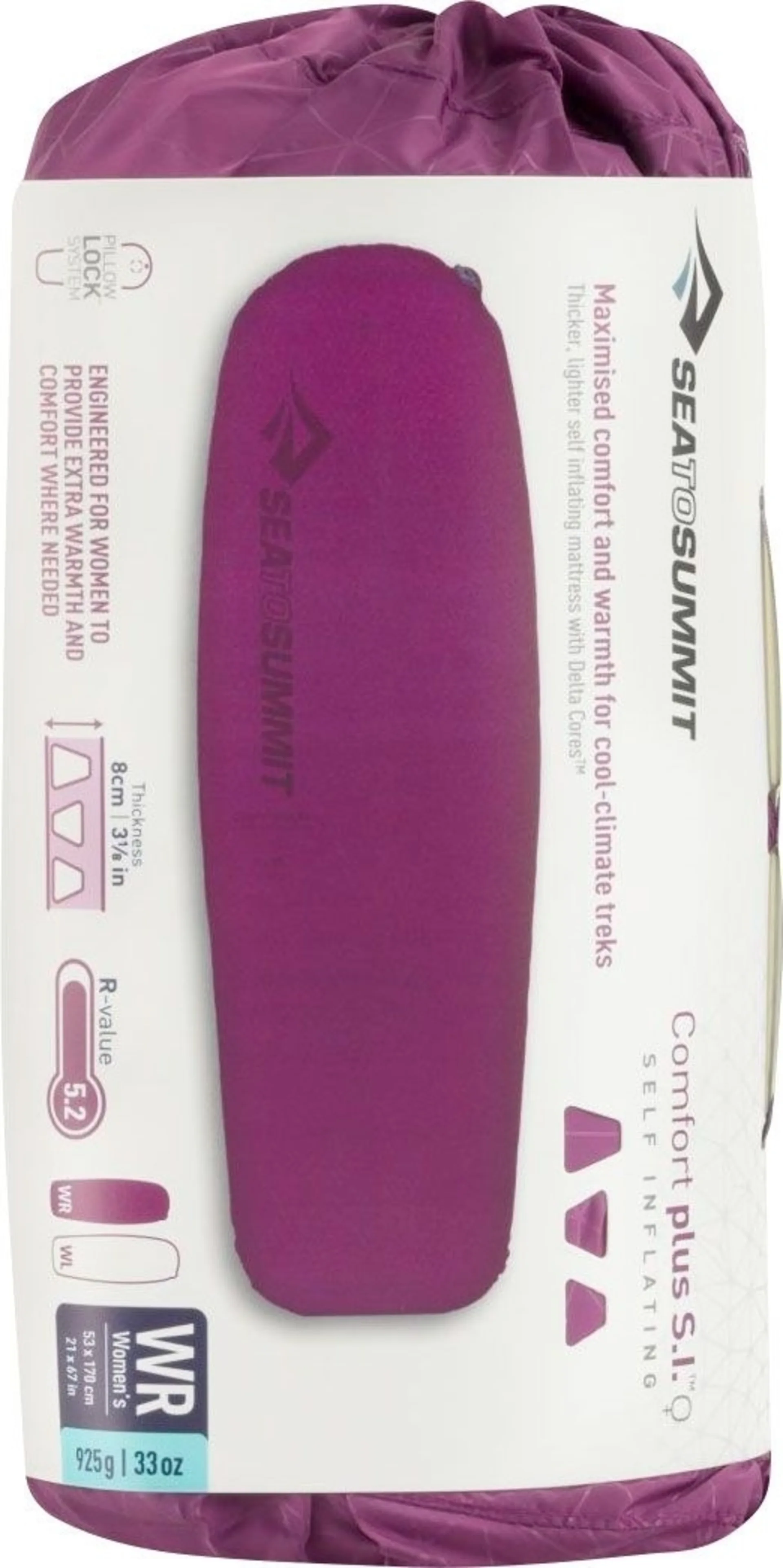 Sea to Summit Comfort Plus Self Inflating Mat Frauenisomatte Regular