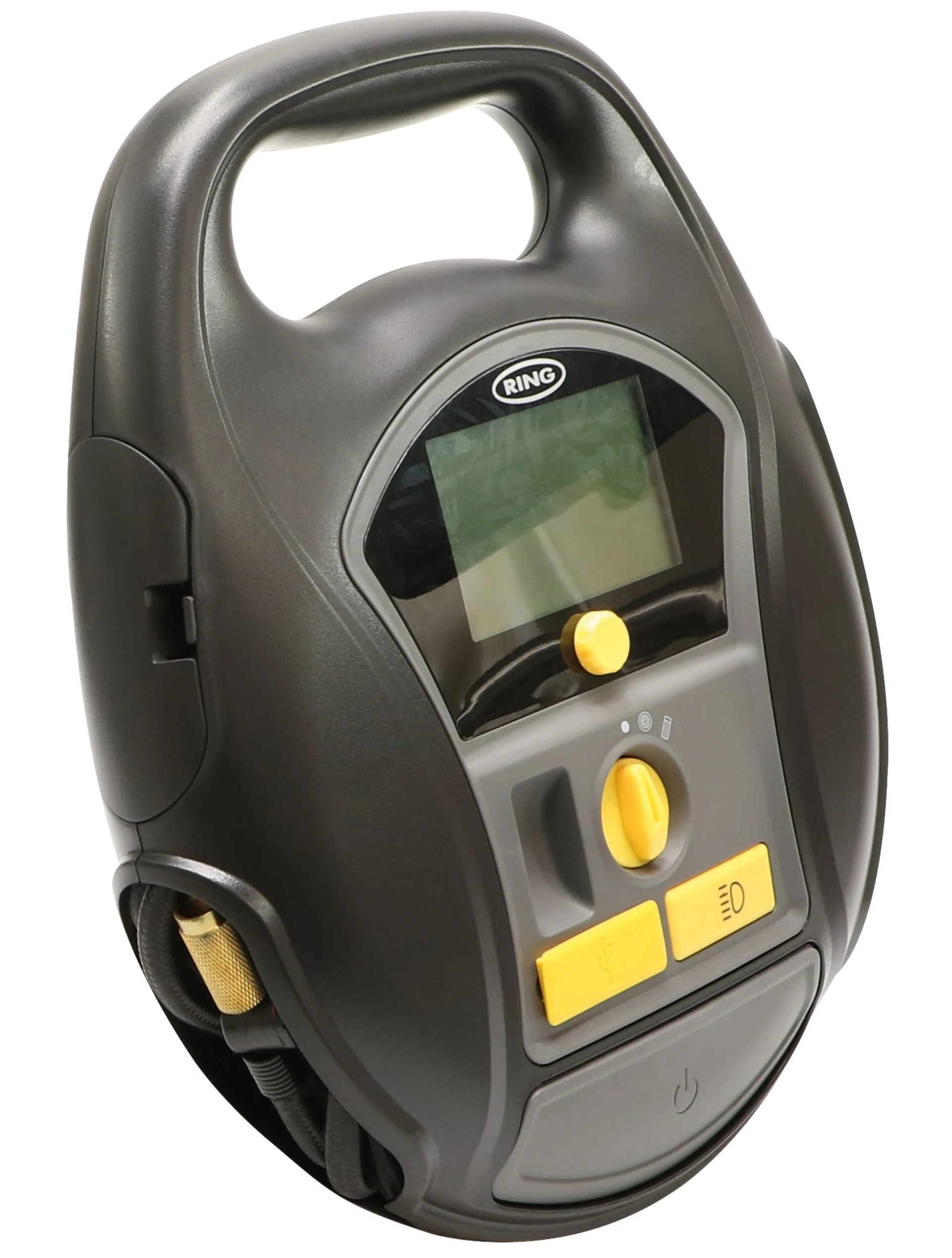 Anneau : pompe à pneu numérique à batterie 50mm 12 V, 15 A, 180 W Anneau : pompe à pneu numérique à batterie 50mm 12 V, 15 A, 180 W