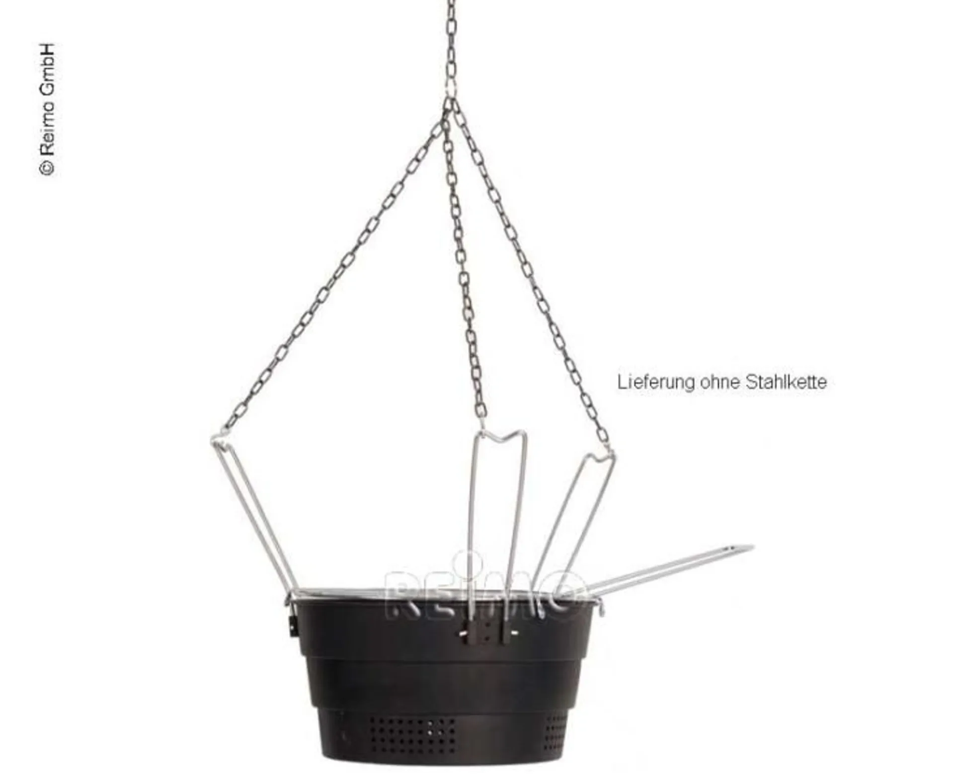 Pop up Grill, schwarz, ø28cm
