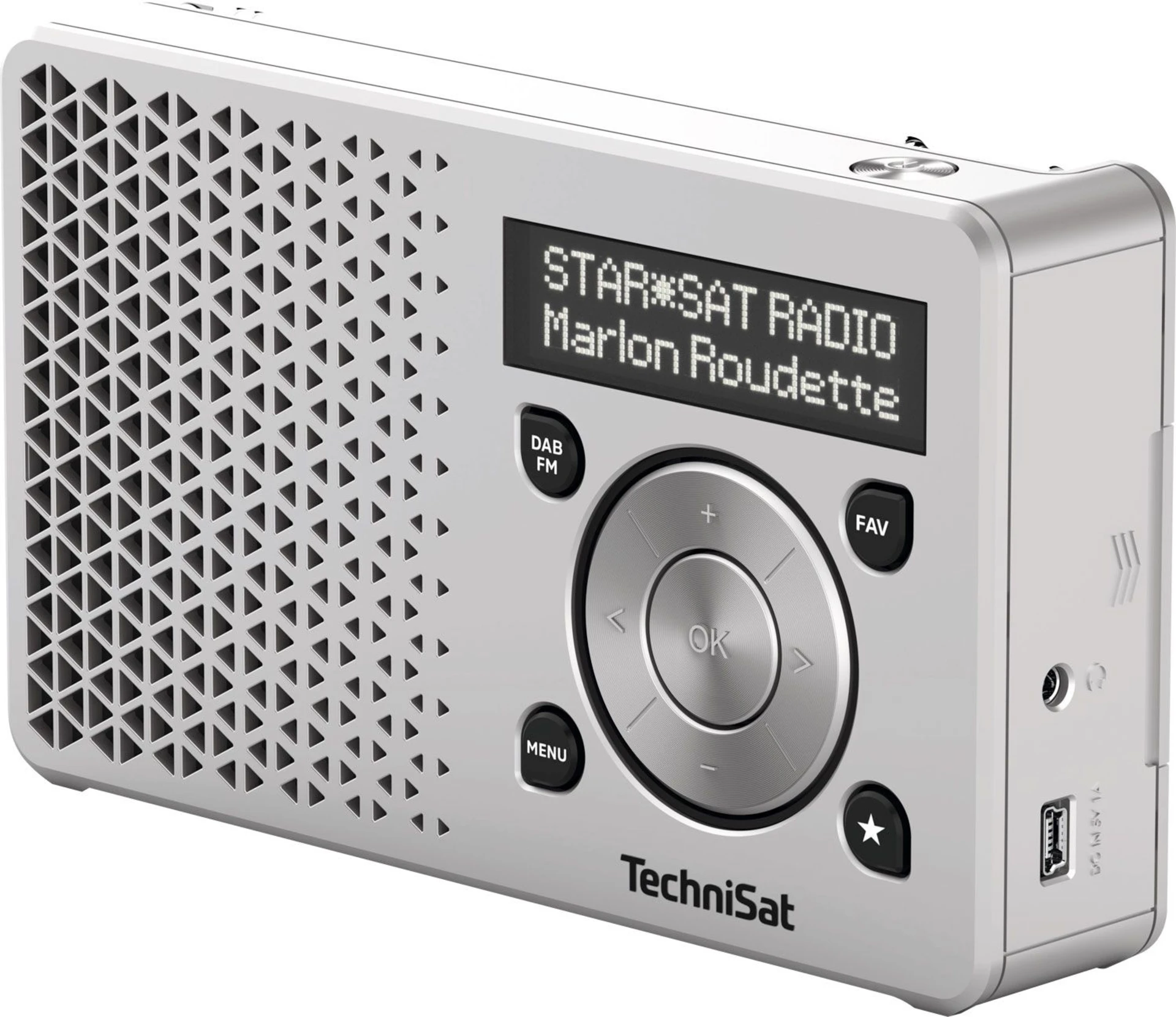 TechniSat DAB+ Digitradio 1 Radio numérique portable avec batterie intégrée