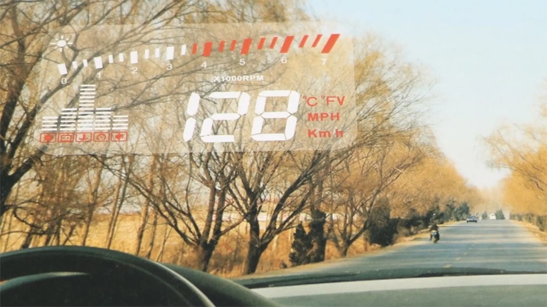 Reflektionsfilm zu OBD2 Head-Up Display Reflektionsfilm Reflektionsfilm zu OBD2 Head-Up Display Reflektionsfilm