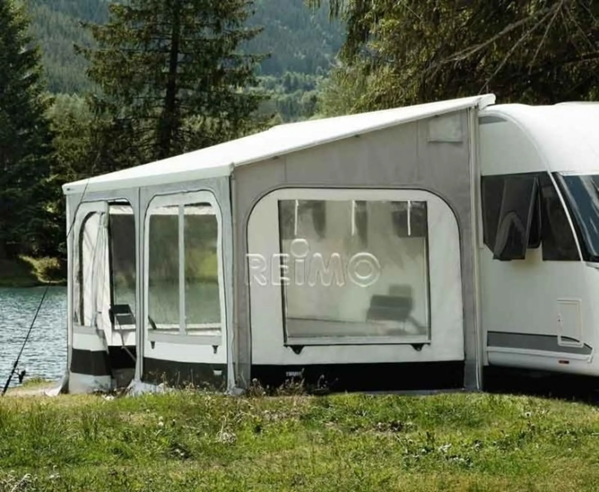 Safari Panorama L 400cm Schwarz/Silber, Höhe 245-2 59cm für 6900