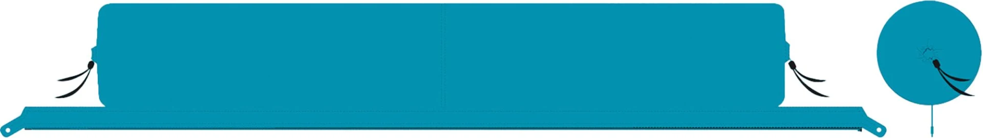 Bent rouleau de coussins Zip-XL Lounger turquoise