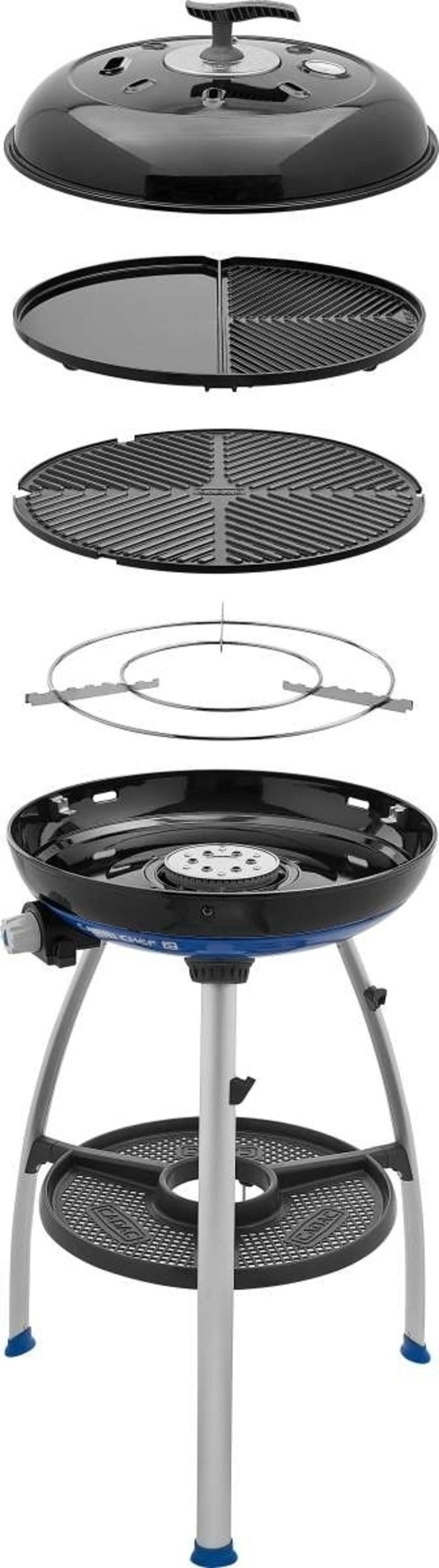 Cadac Carri Chef 2 BBQ / Grill2Braai Barbecue à gaz 30 mbar Cadac Carri Chef 2 BBQ / Grill2Braai Barbecue à gaz 30 mbar