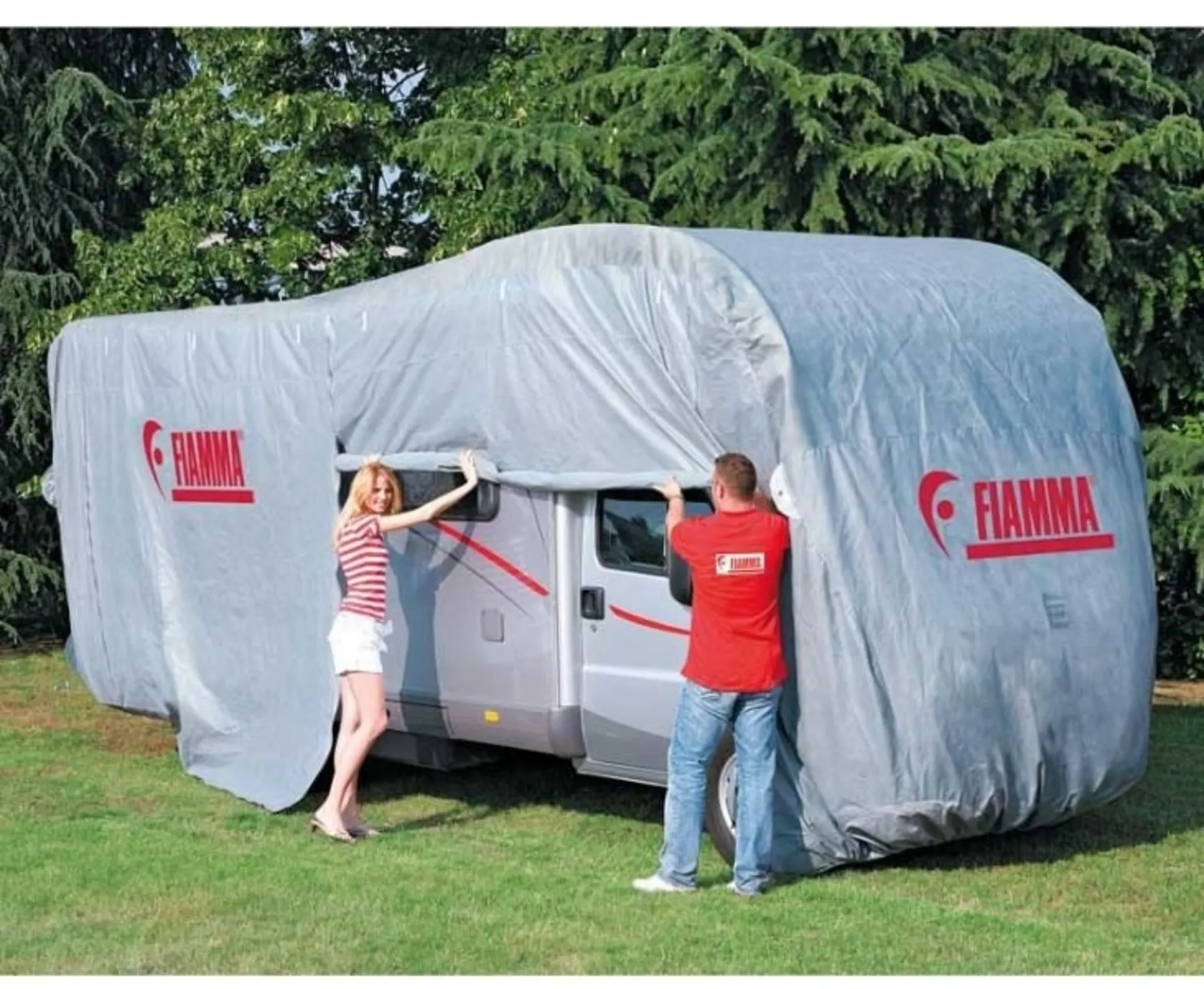 Cover Premium Couverture pour camping-car jusqu'à 7,10 mètres de long - La protection complète pour ton camping-car