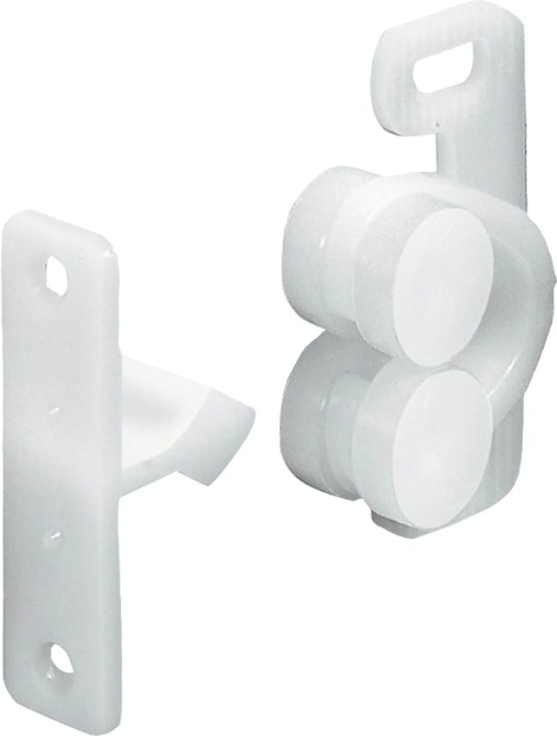 Häfele loqueteau à rouleau double blanc Häfele loqueteau à rouleau double blanc