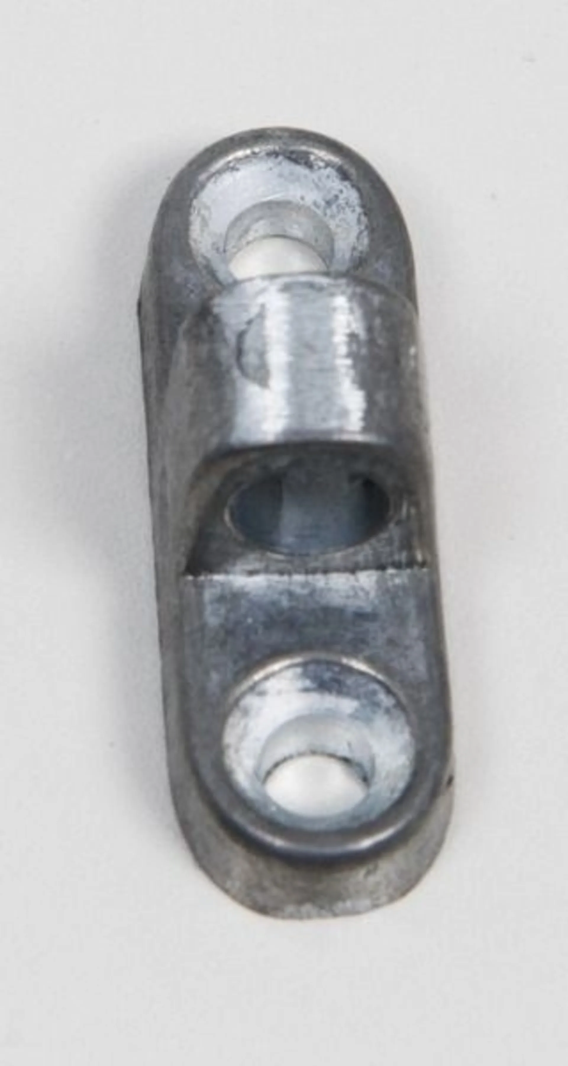 Oeillets muraux en aluminium pour fixation verticale, 5 pièces