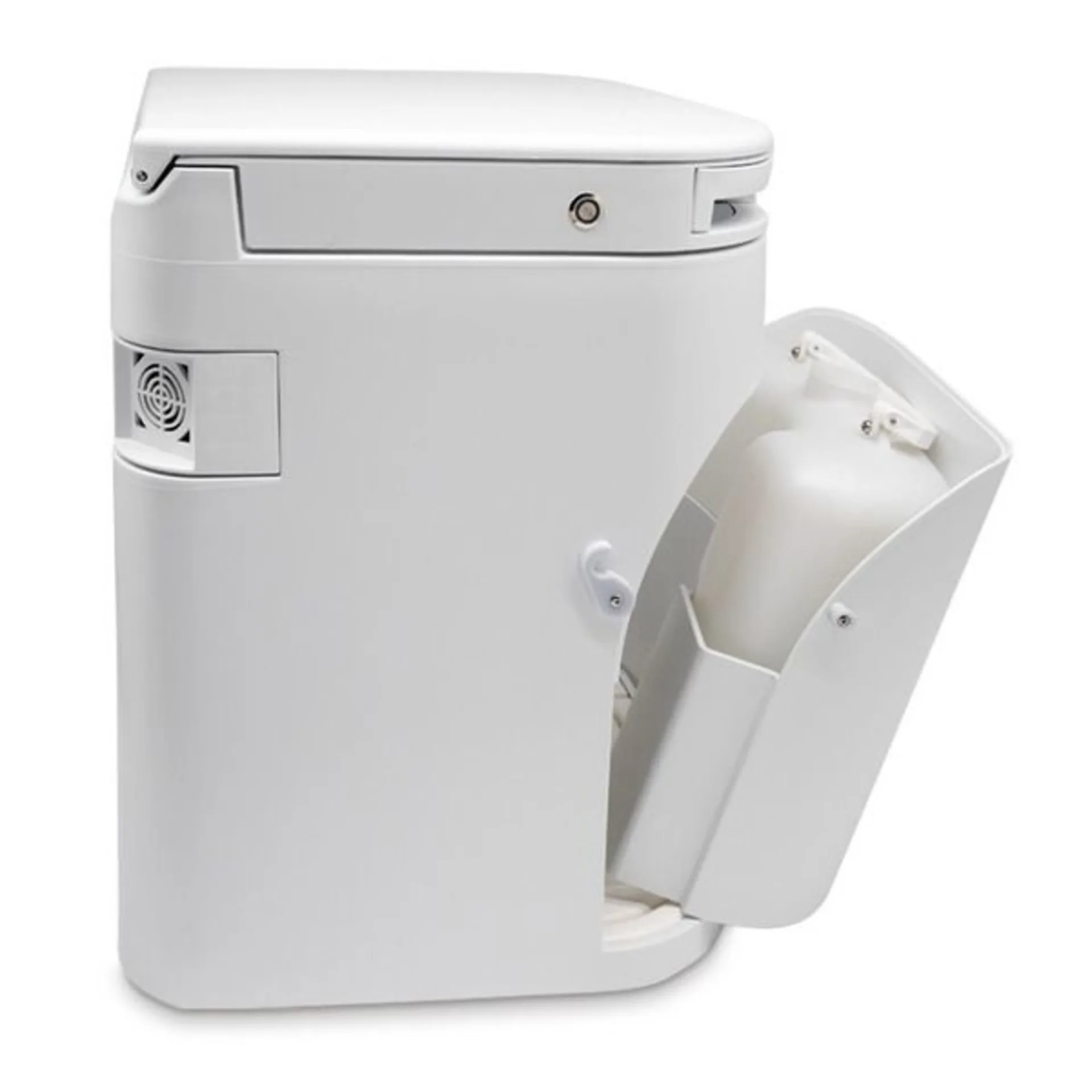 OGO® Kompakte Trenntoilette mit elektrischem Rührwerk und Trenn-/Kompostfunktion