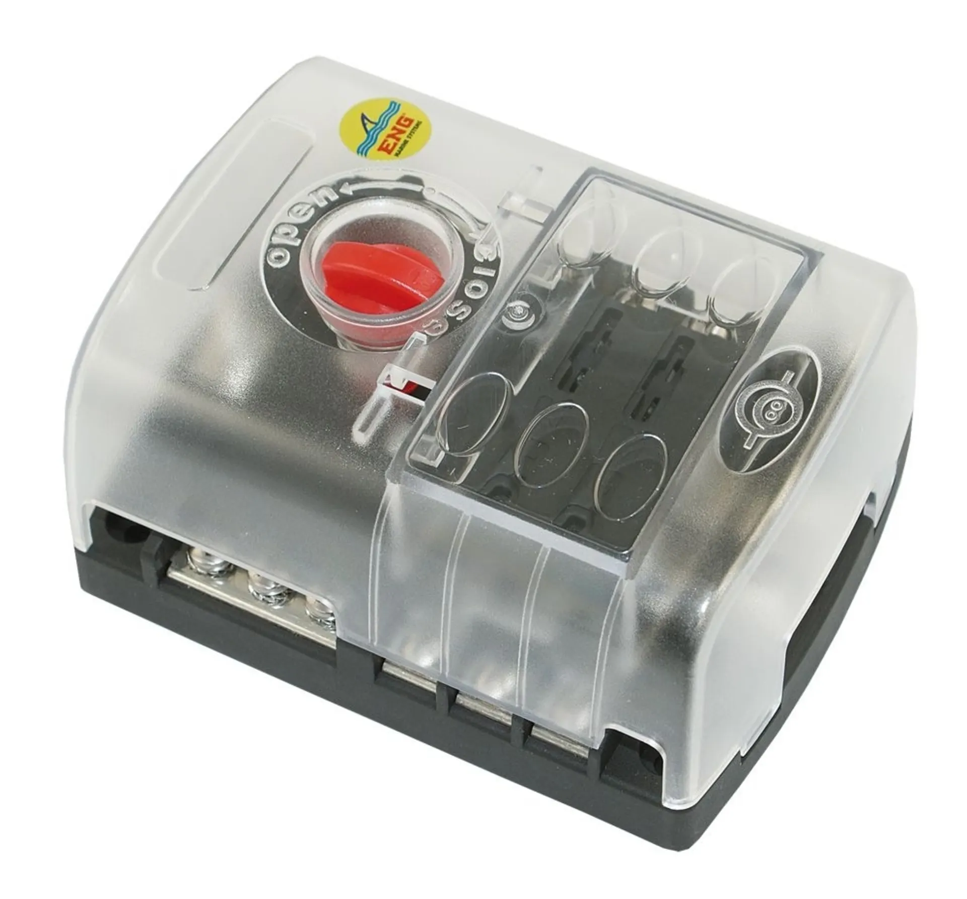 Boîte à fusibles 6 pôles et répartiteur de masse Boîte à fusibles 6 pôles et répartiteur de masse