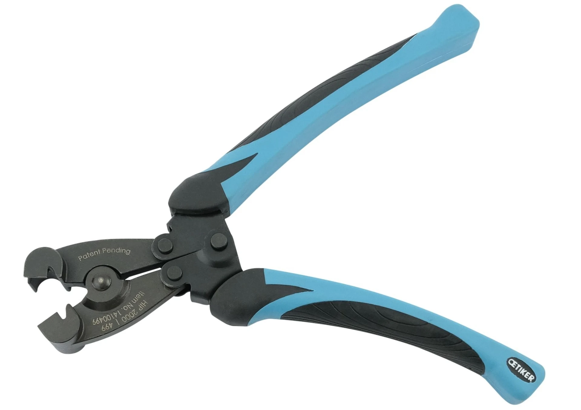 Pince de serrage Oetiker HIP 2000, pour colliers d'oreille à mâchoires latérales Pince de serrage Oetiker HIP 2000, pour colliers d'oreille à mâchoires latérales
