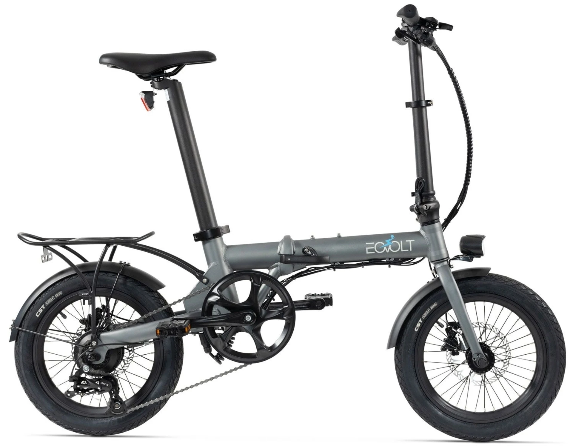 Eovolt City 4 Speed vélo électrique pliable 16" gris