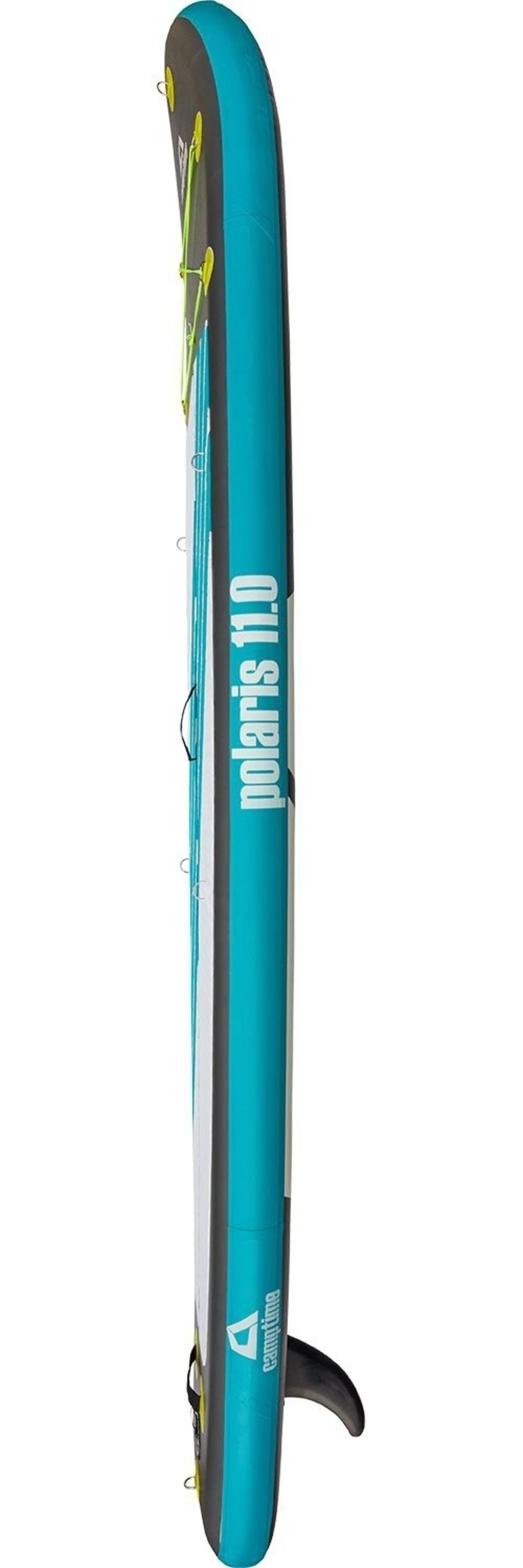 Camptime Polaris 11.0 SUP Set aufblasbares Stand Up Paddling-Board inkl. Paddel und Luftpumpe
