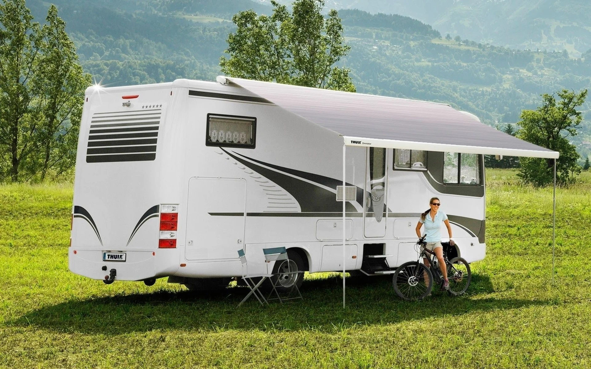 Thule Omnistor 9200 450x300cm Mystic grau