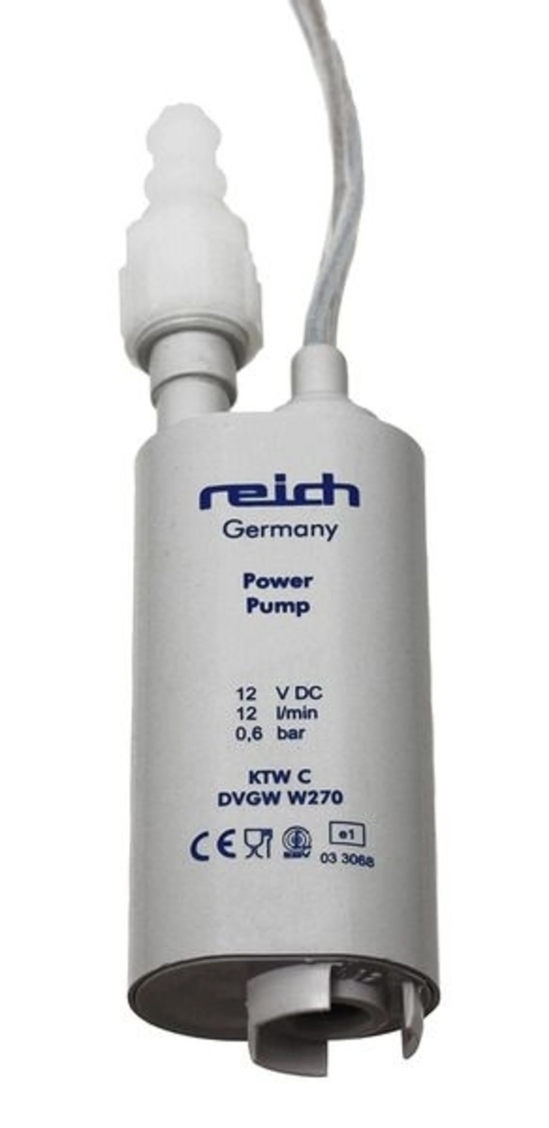 Trinkwasser-Tauchpumpe für Schläuche mit 10/16 mm Durchmesser