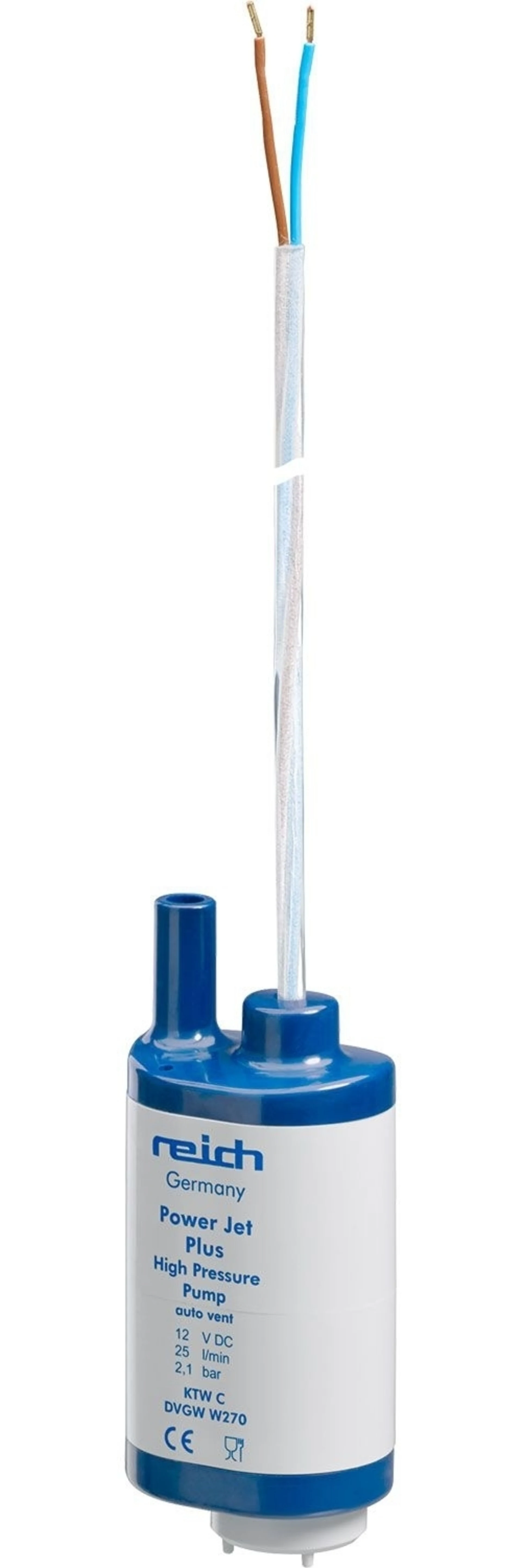 Tauchpumpe Power Jet plus 12 V weiß