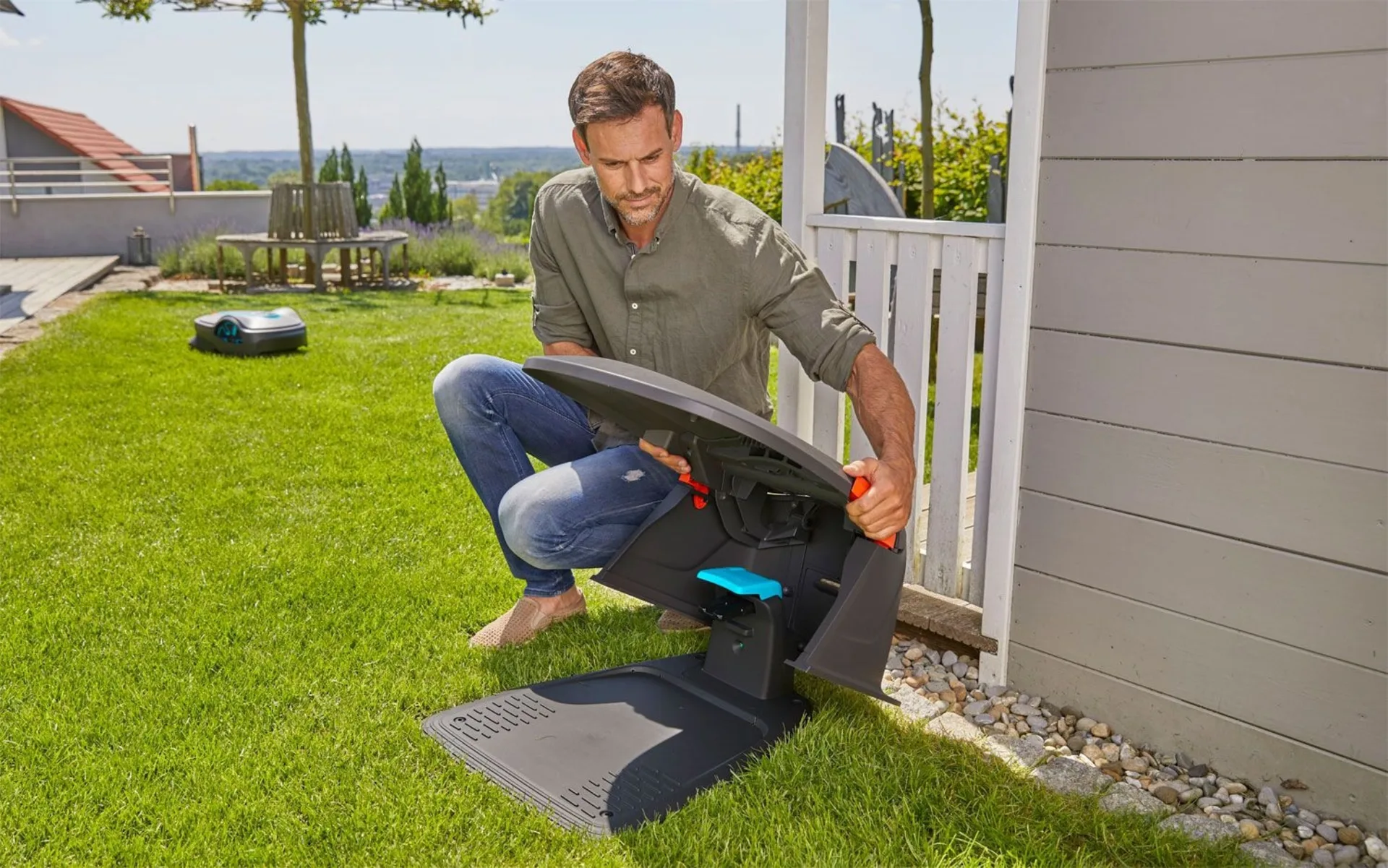 Gardena Garage für Mähroboter Sileno city und Sile