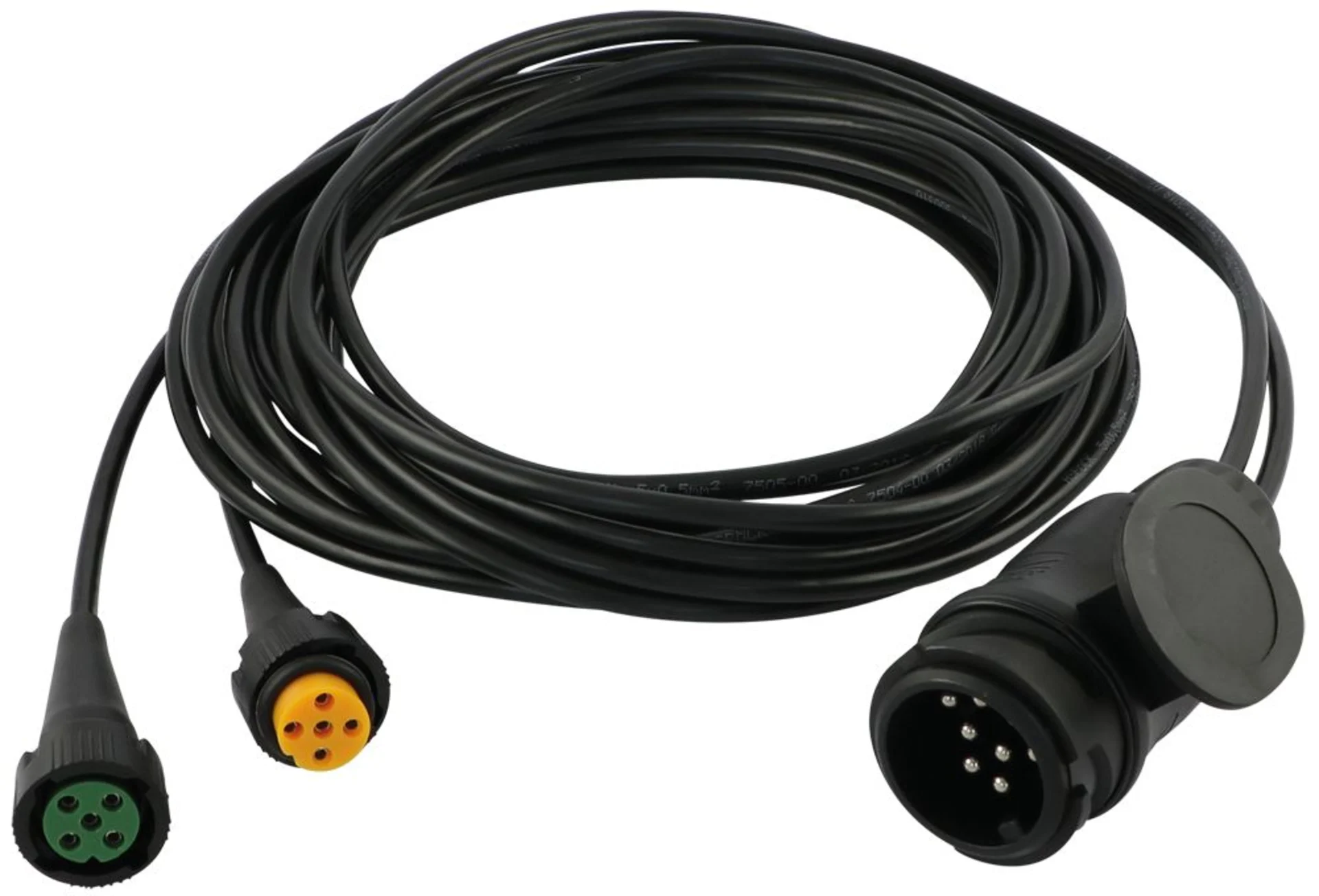 Aspöck Kabelsatz 5 m / 13-pol Länge: 5 m / 1 x 13-pol & 2 x 5-pol Stecker
