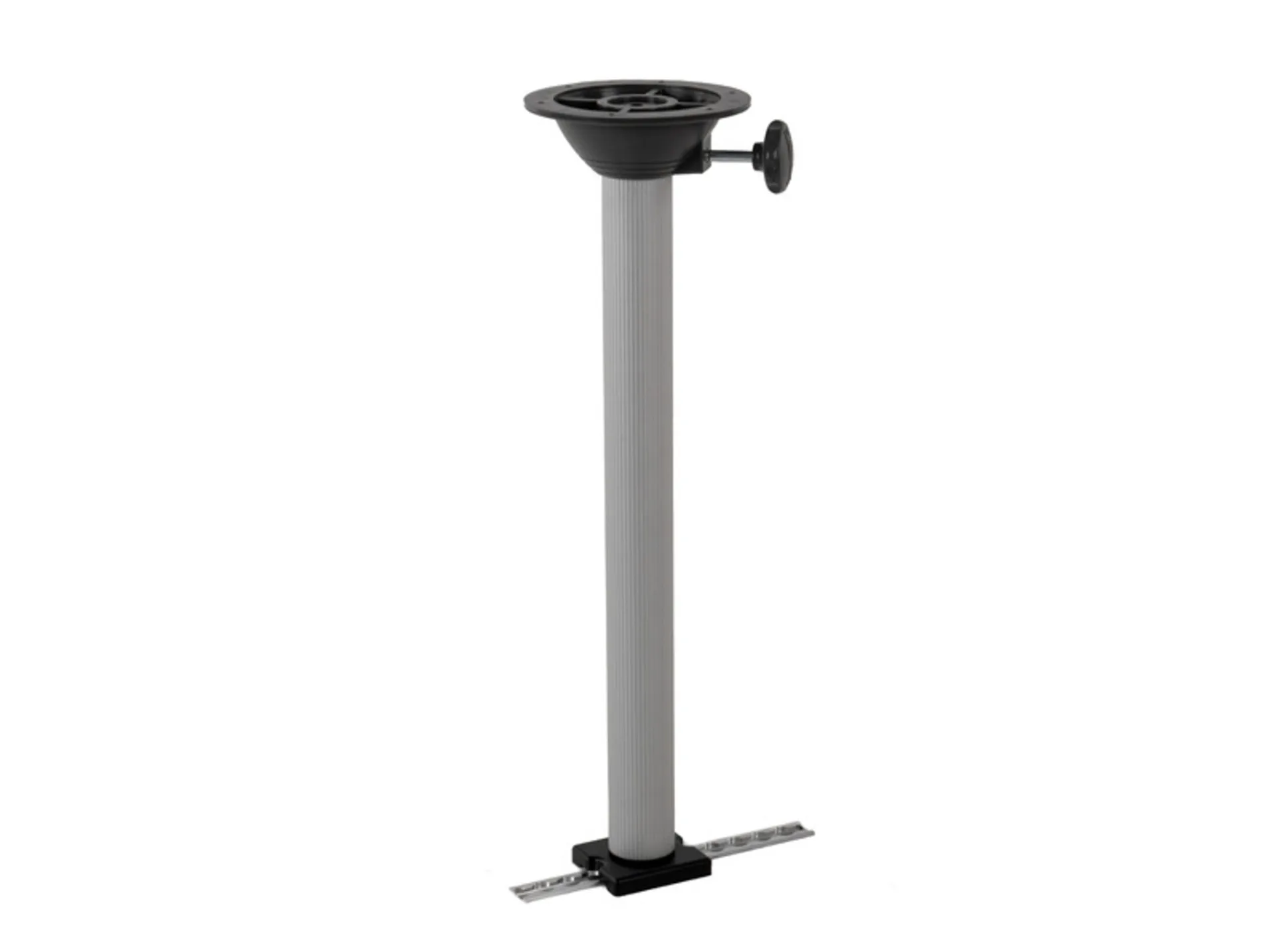 Piètement de table pour rail au sol d'avion