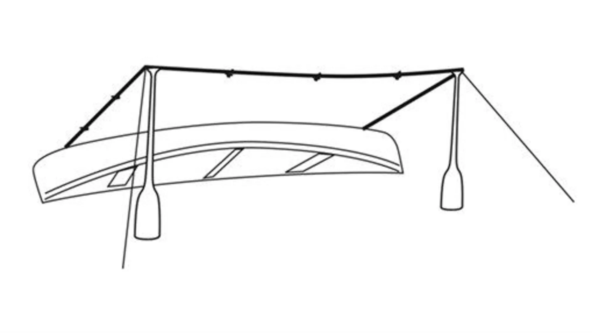 Tarp 3 x 3 m Green Robens Tarp