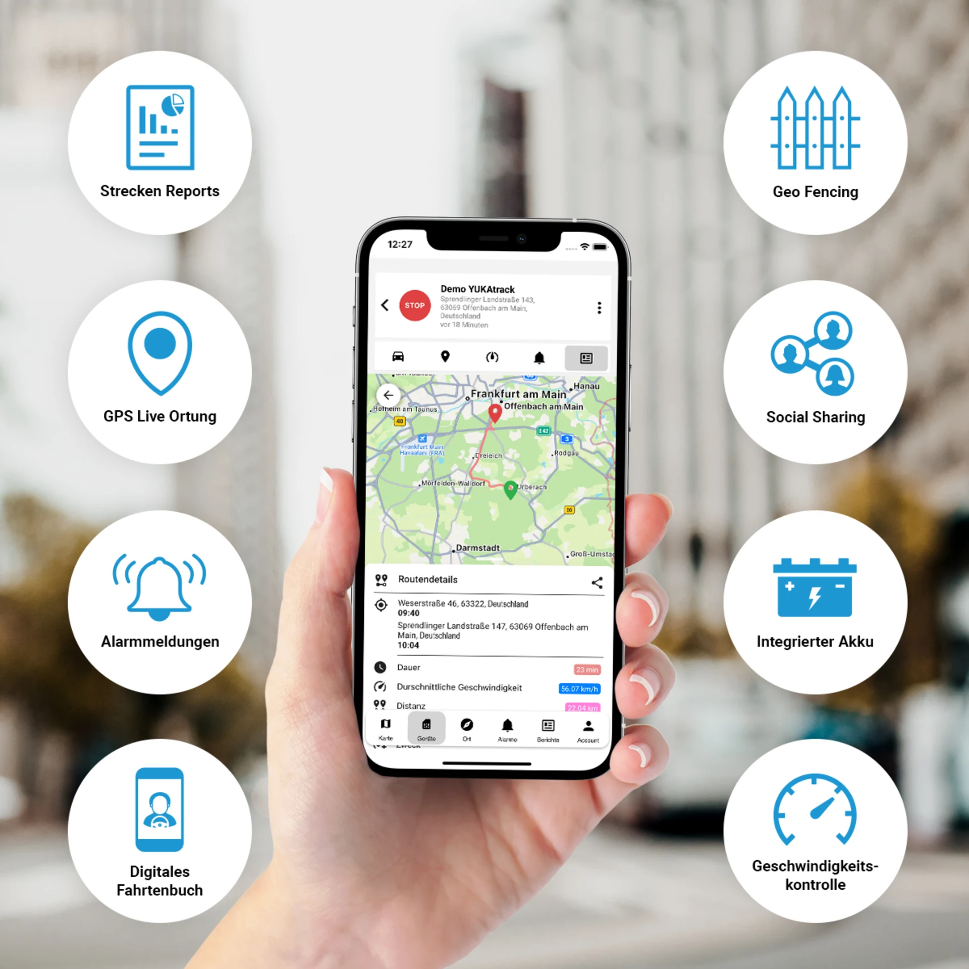 YUKAtrack 4G easyWire GPS-Tracker SIM+Data Flat