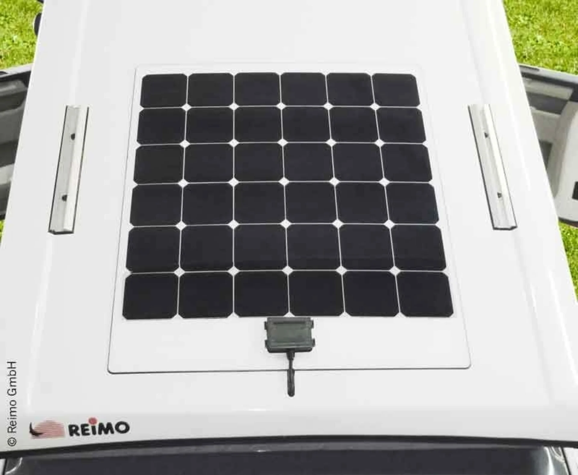 130W Solarpanel auf Aufstelldach montiert