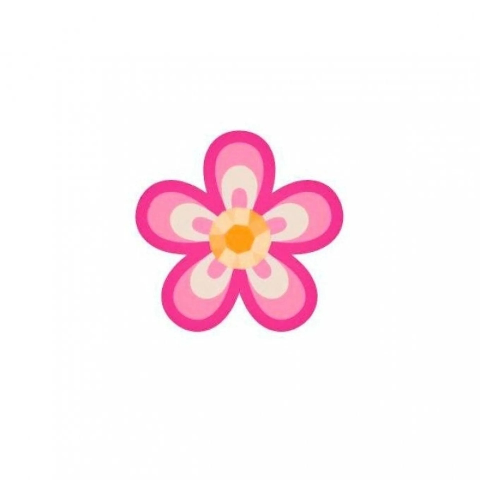 Große Blume Pink